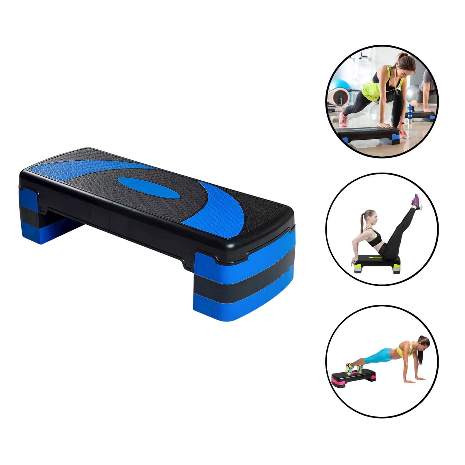 Step platforma 1078, 75 sm, qara