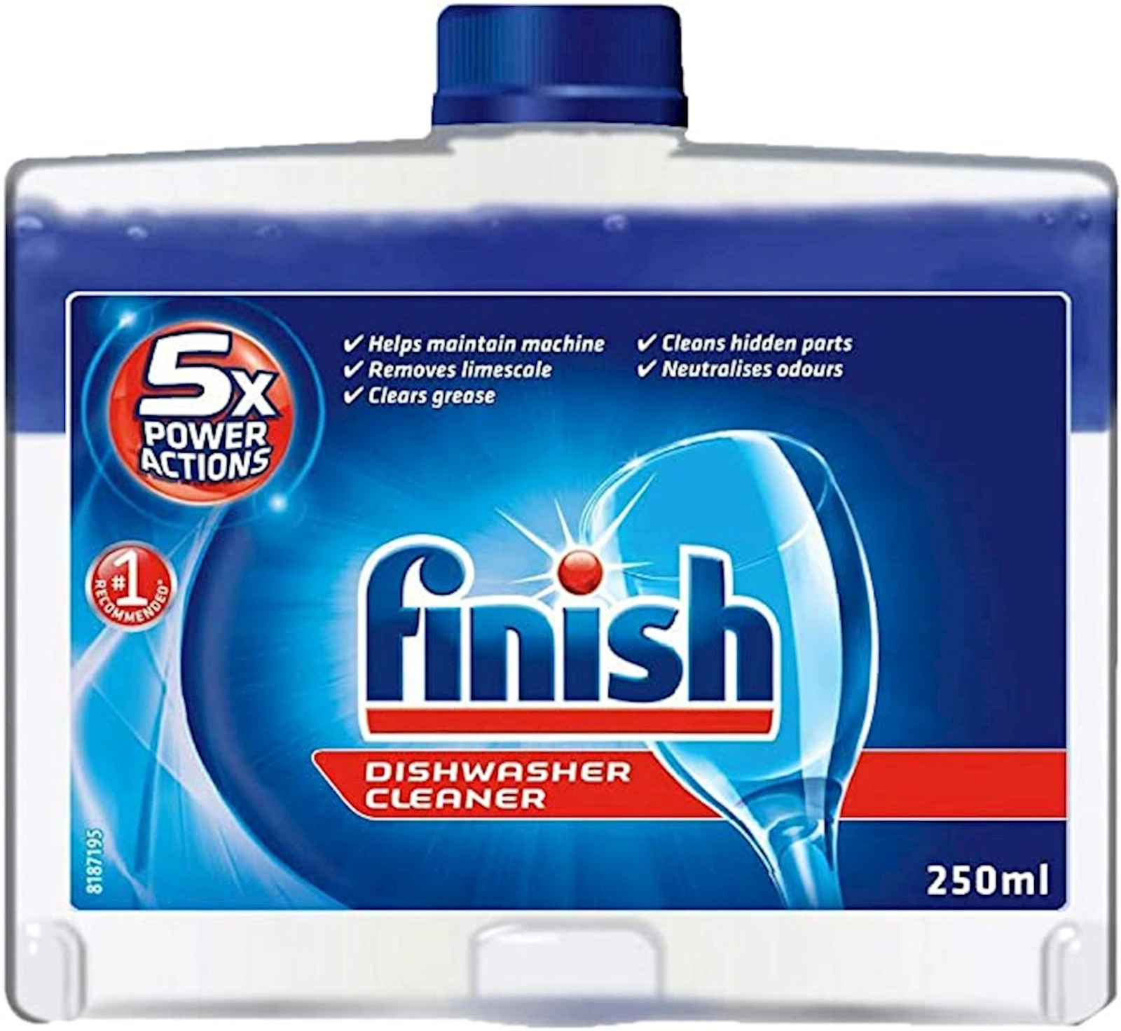 Qabyuyan maşın üçün təmizləyici vasitə Finish 250 ml