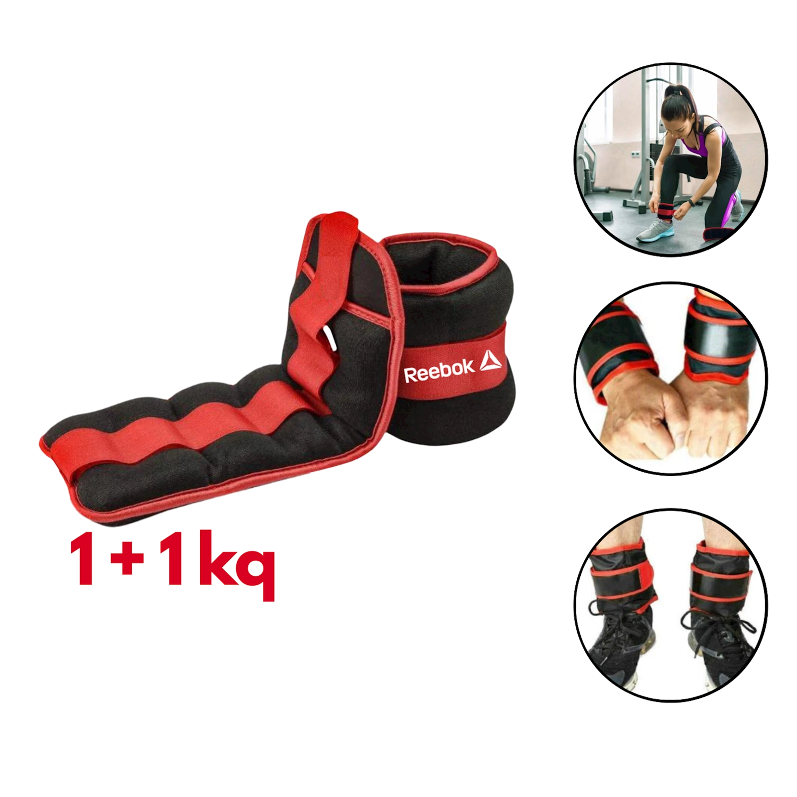Yük dəsti 1130, 2 əd hər biri 1 kq, qırmızı