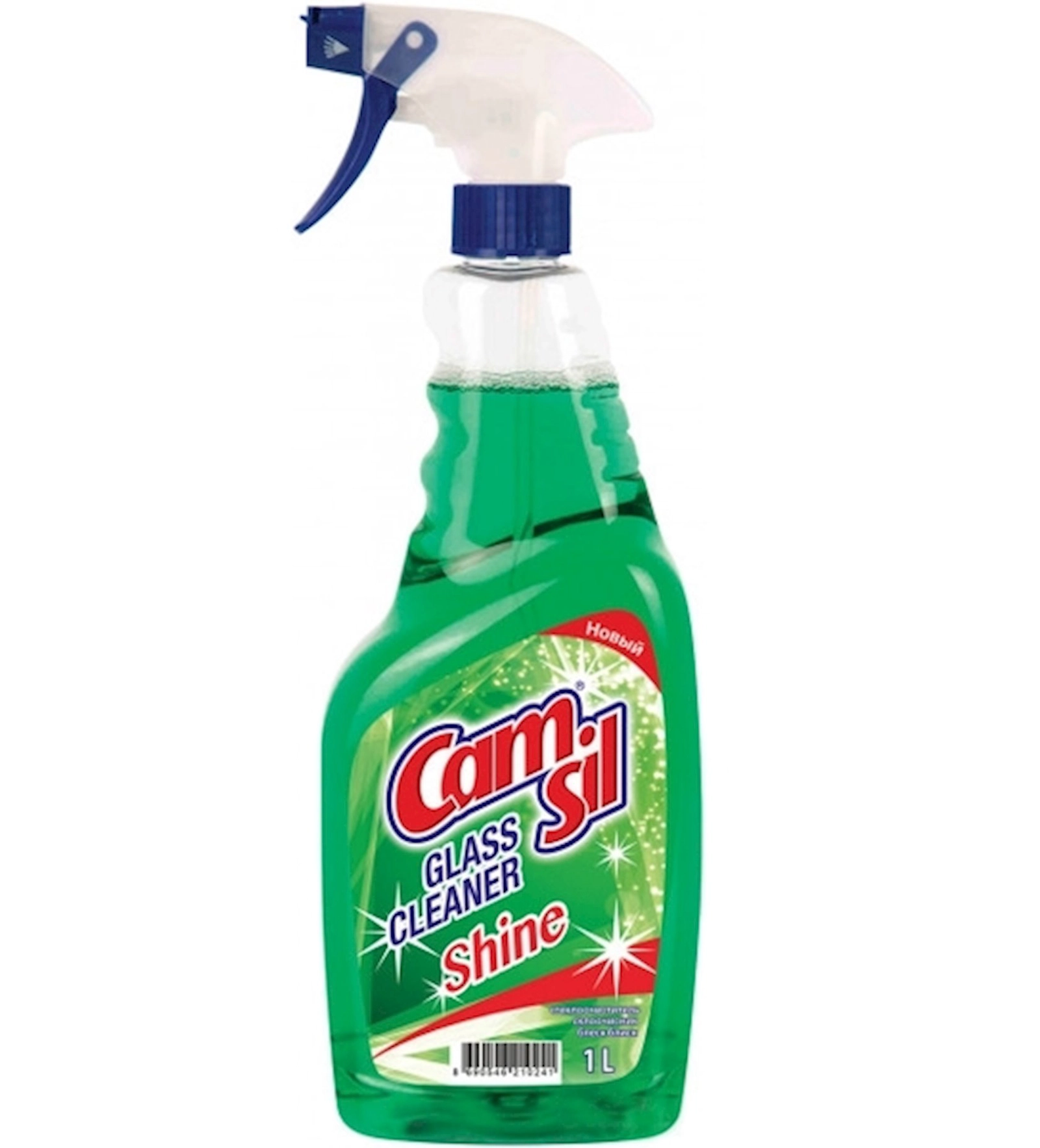 Pəncərə üçün ekoloji yuyucu vasitə Camsil Shine, ətirli, spirtli, 1000 ml