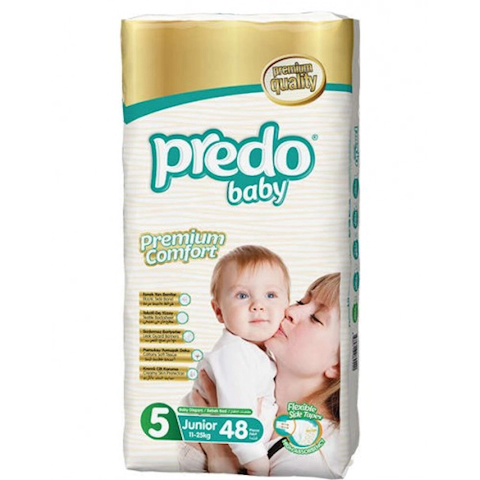 Uşaq bezi Predo Baby 5 Junior, 11-25 kq, 48 əd
