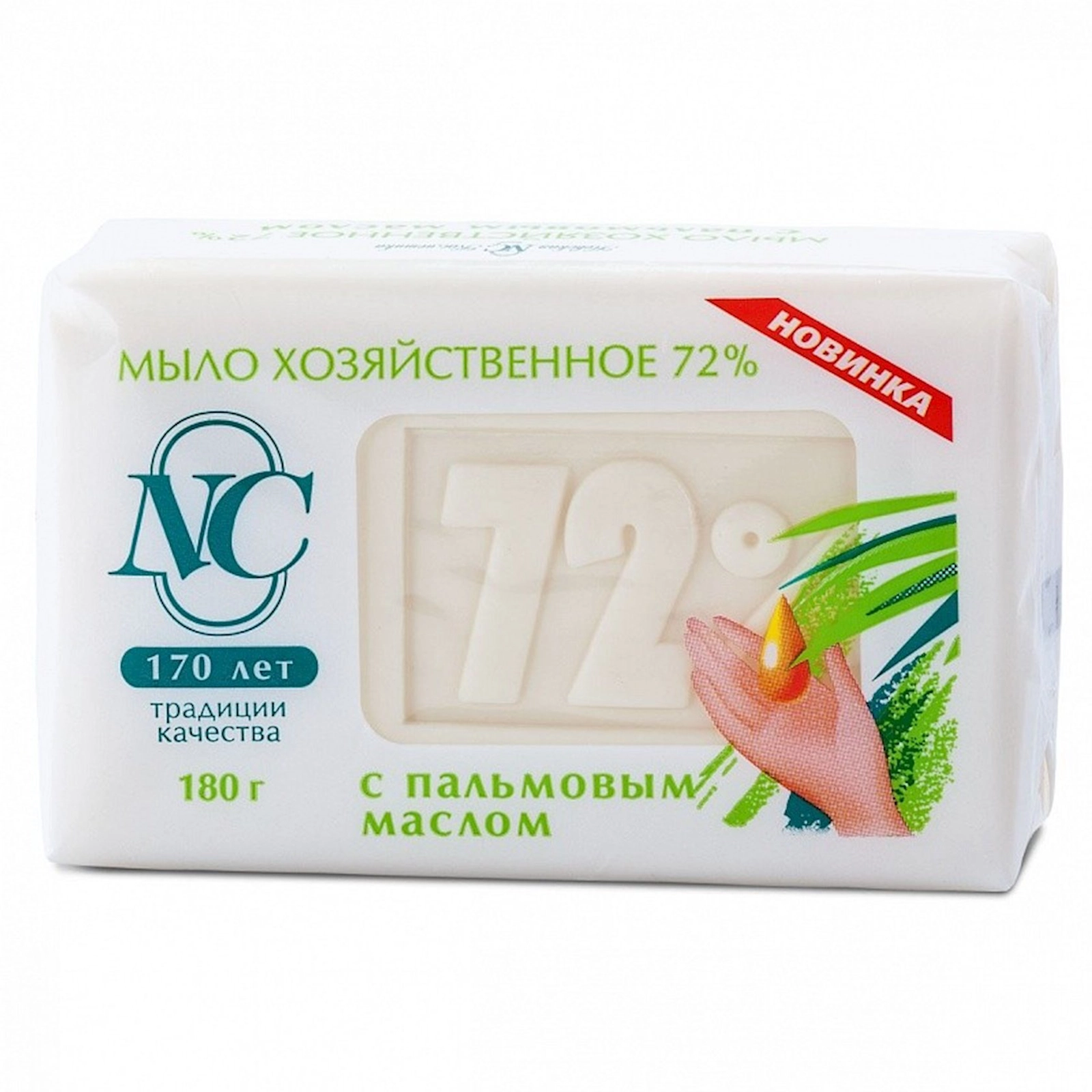 Paltar sabunu 72% Невская косметика palma yağı ilə, 180 gr