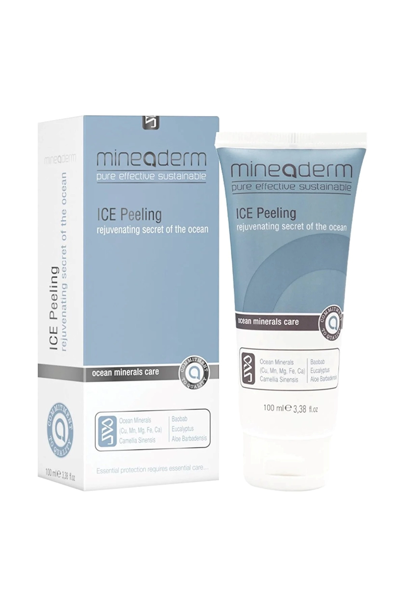 Pilinq üz üçün Mineaderm ICE peeling, təmizləyici 100 ml
