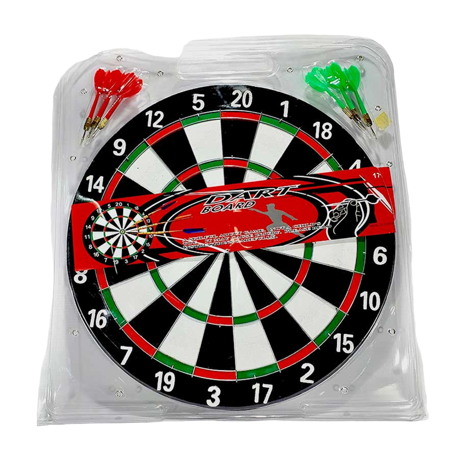 Darts mızraqlar ilə, diametr 43 sm, 6 mızraq