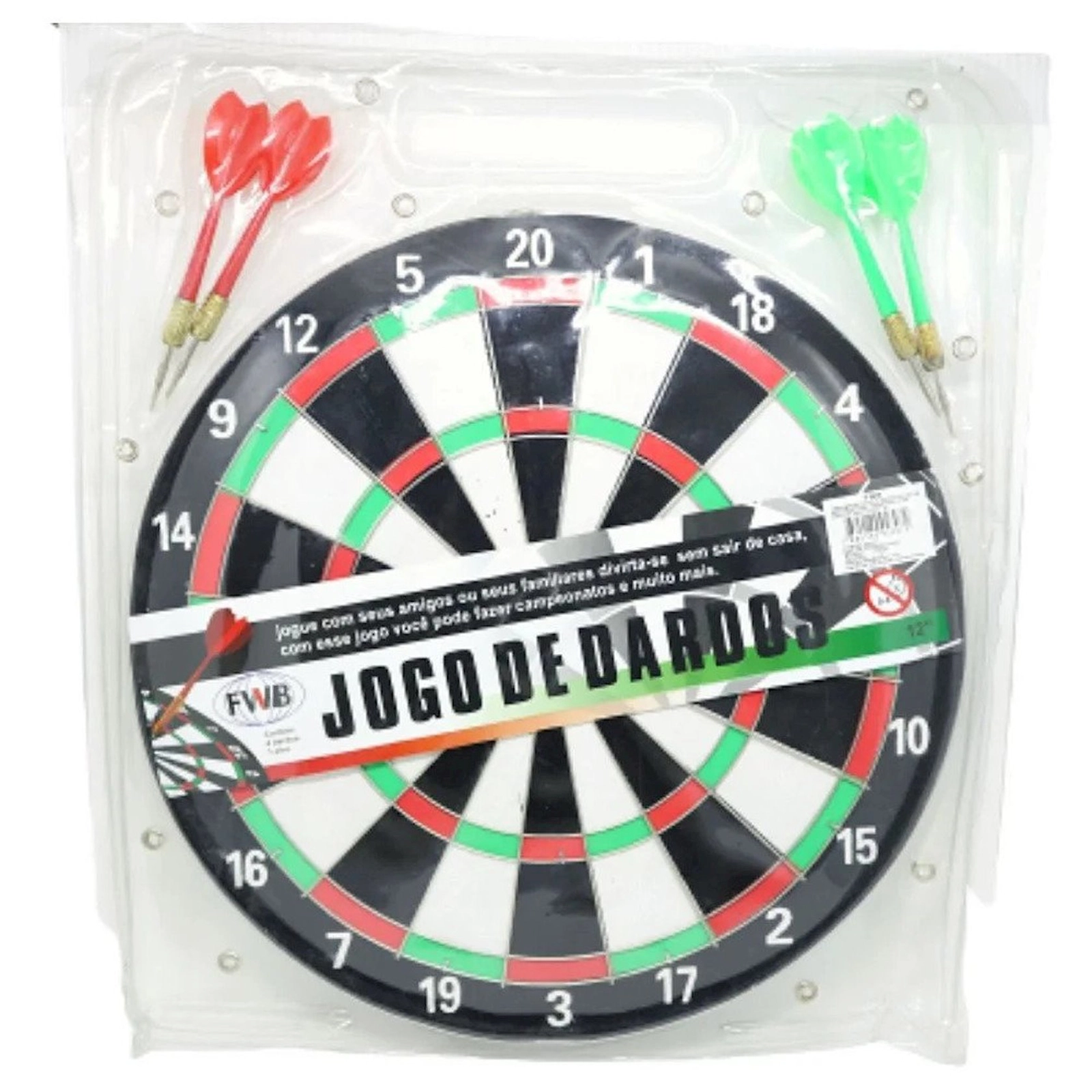 Darts mızraqlar ilə, diametr 46 sm, 4 mızraq
