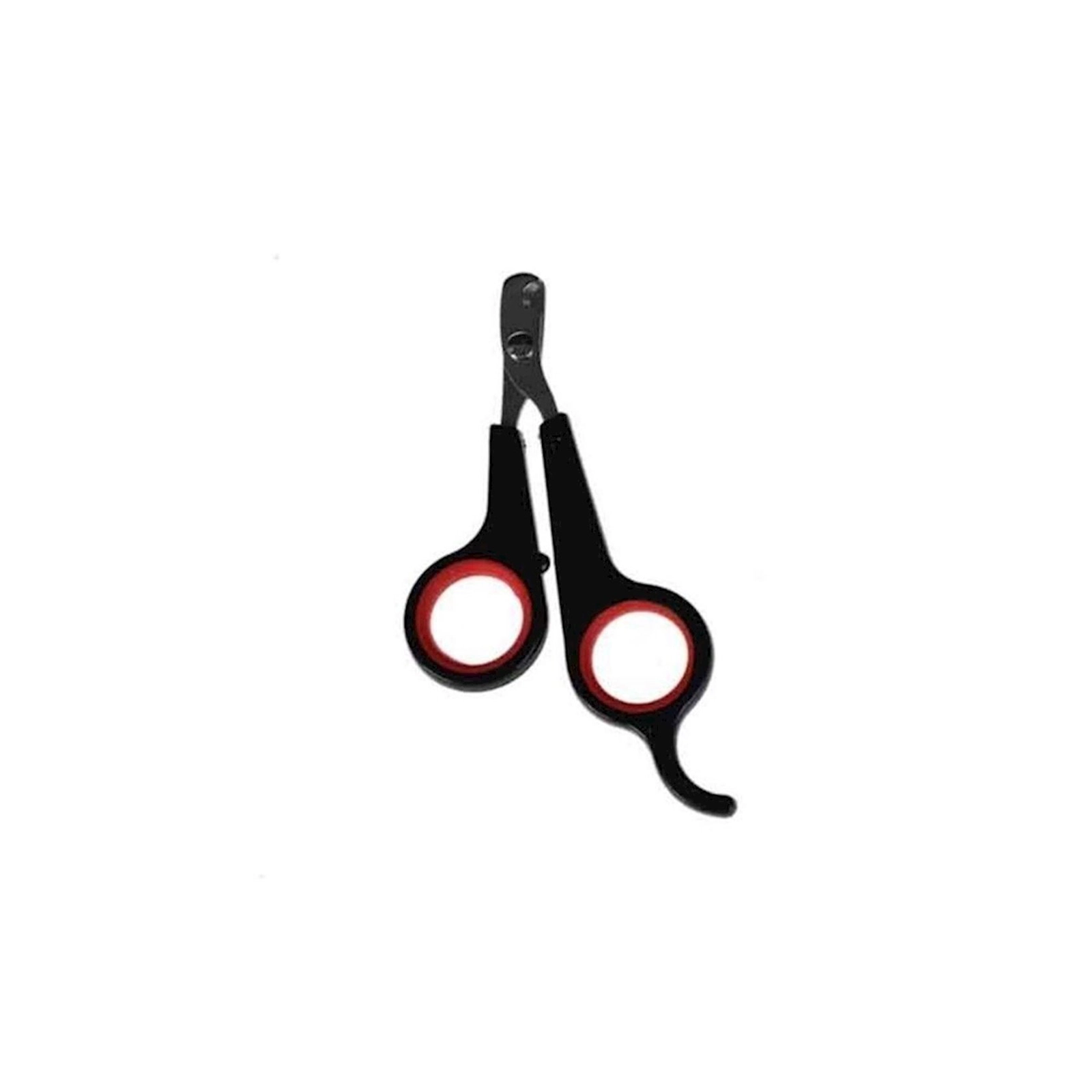 Qayçı Lepus itlər və pişiklər üçün, 12x6 sm, qırmızı/qara, plastik/paslanmayan polad