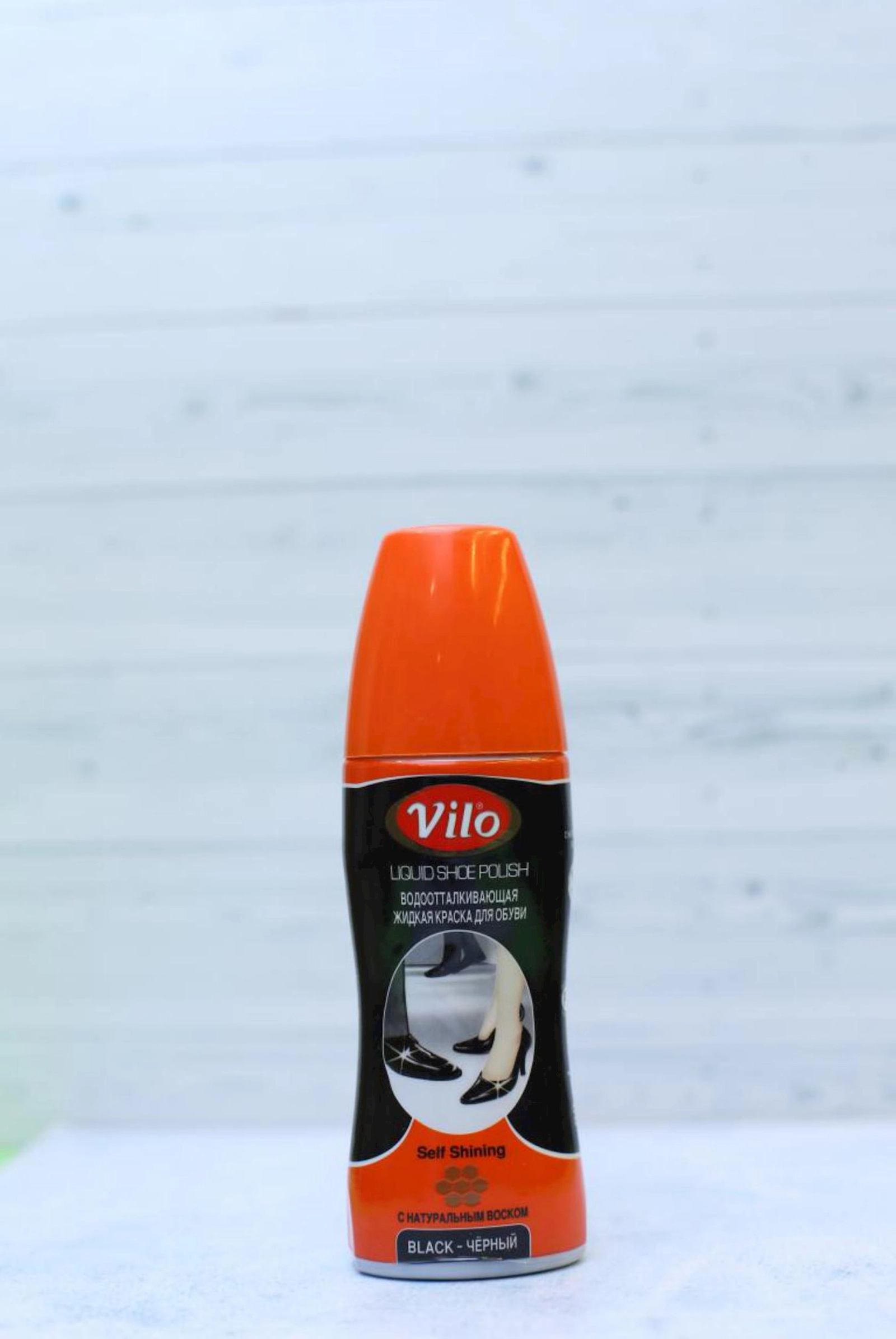 Ayaqqabı üçün maye boya Vilo, qara, 80 ml