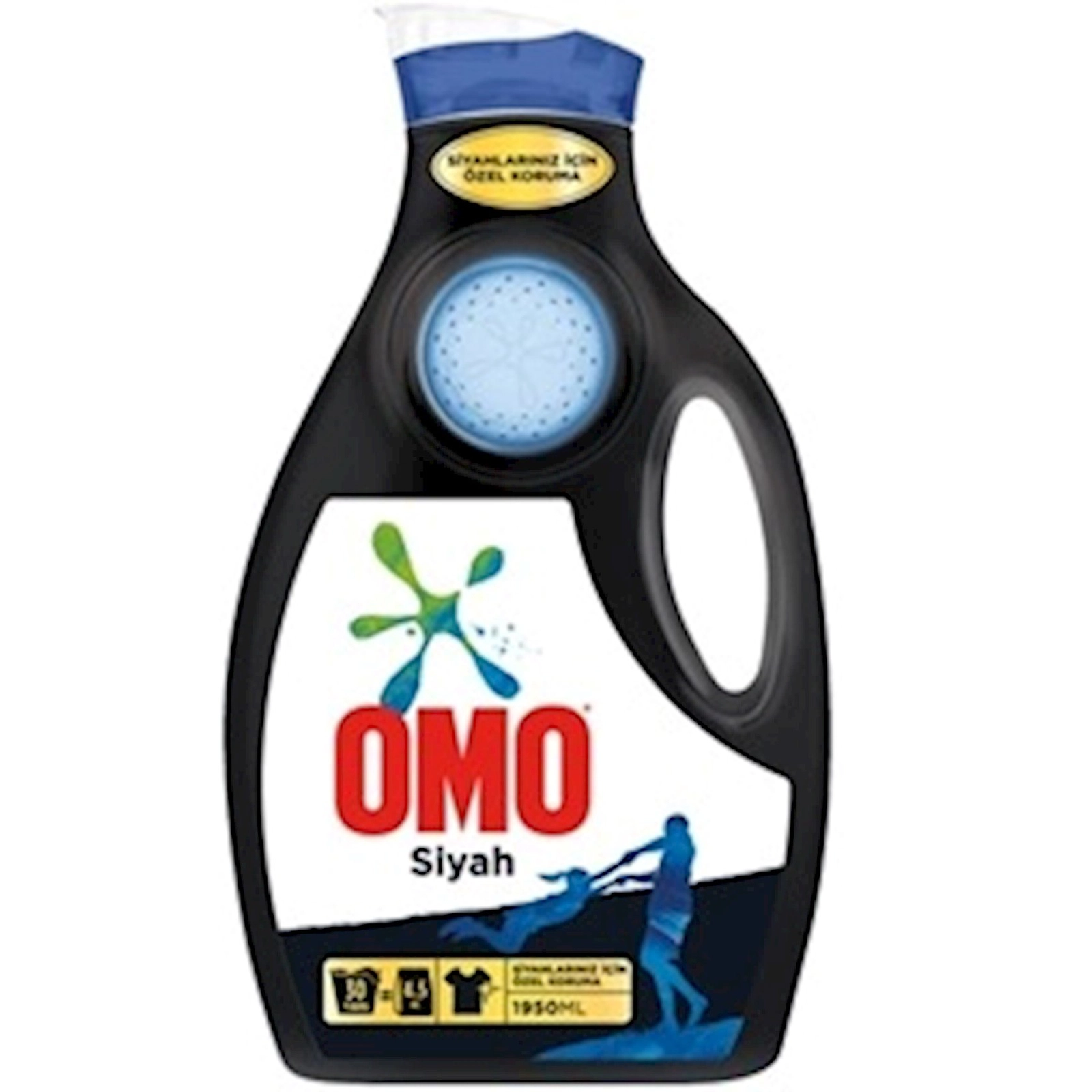 Paltar yumaq üçün gel Omo Liquid Black, qara və tünd paltarlar üçün, 1950 ml