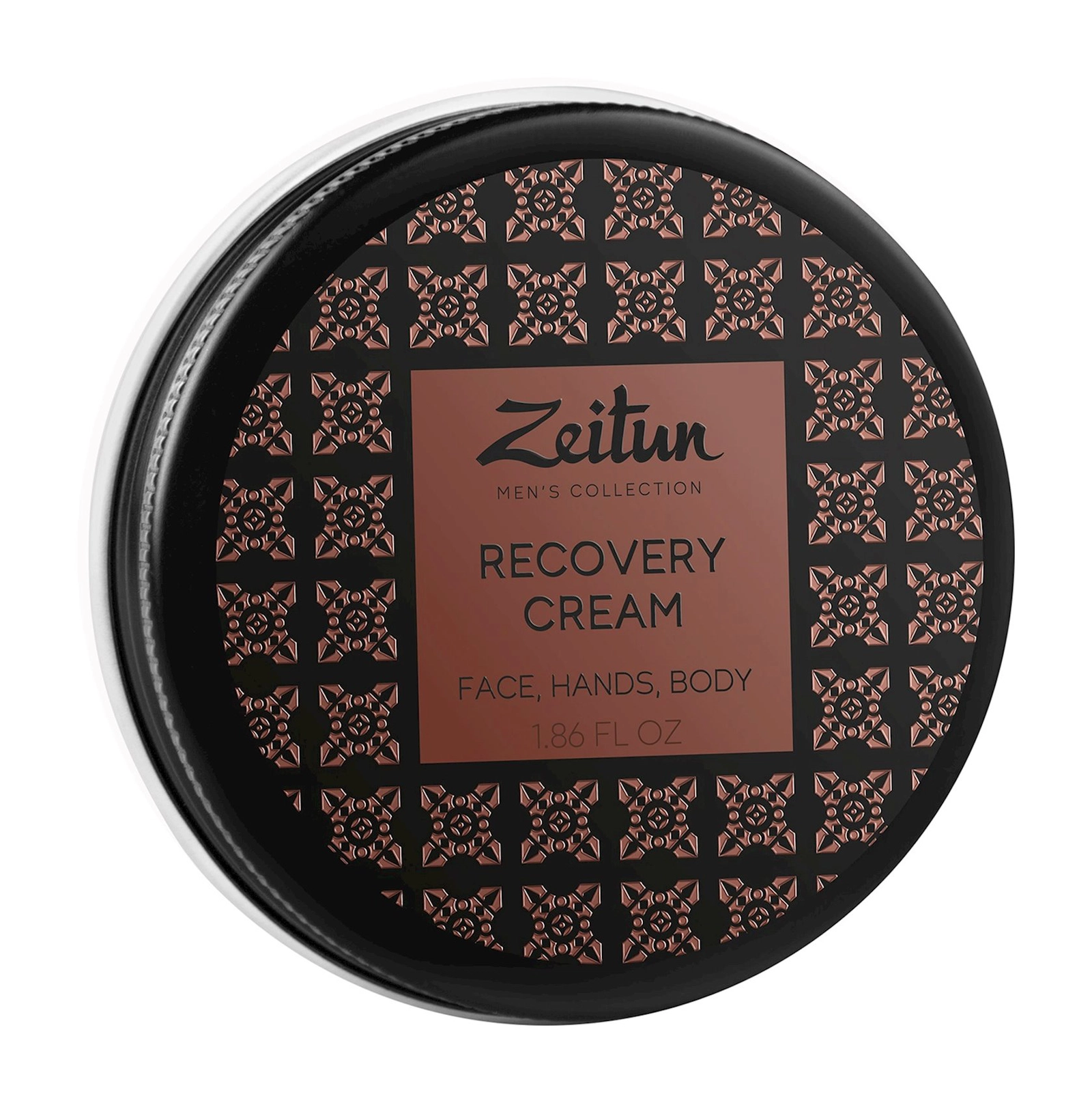Universal kişi kremi Zeitun Face, Hands, Body Recovery Cream, bərpaedici krem üz, əllər və bədən üçün, 55 ml