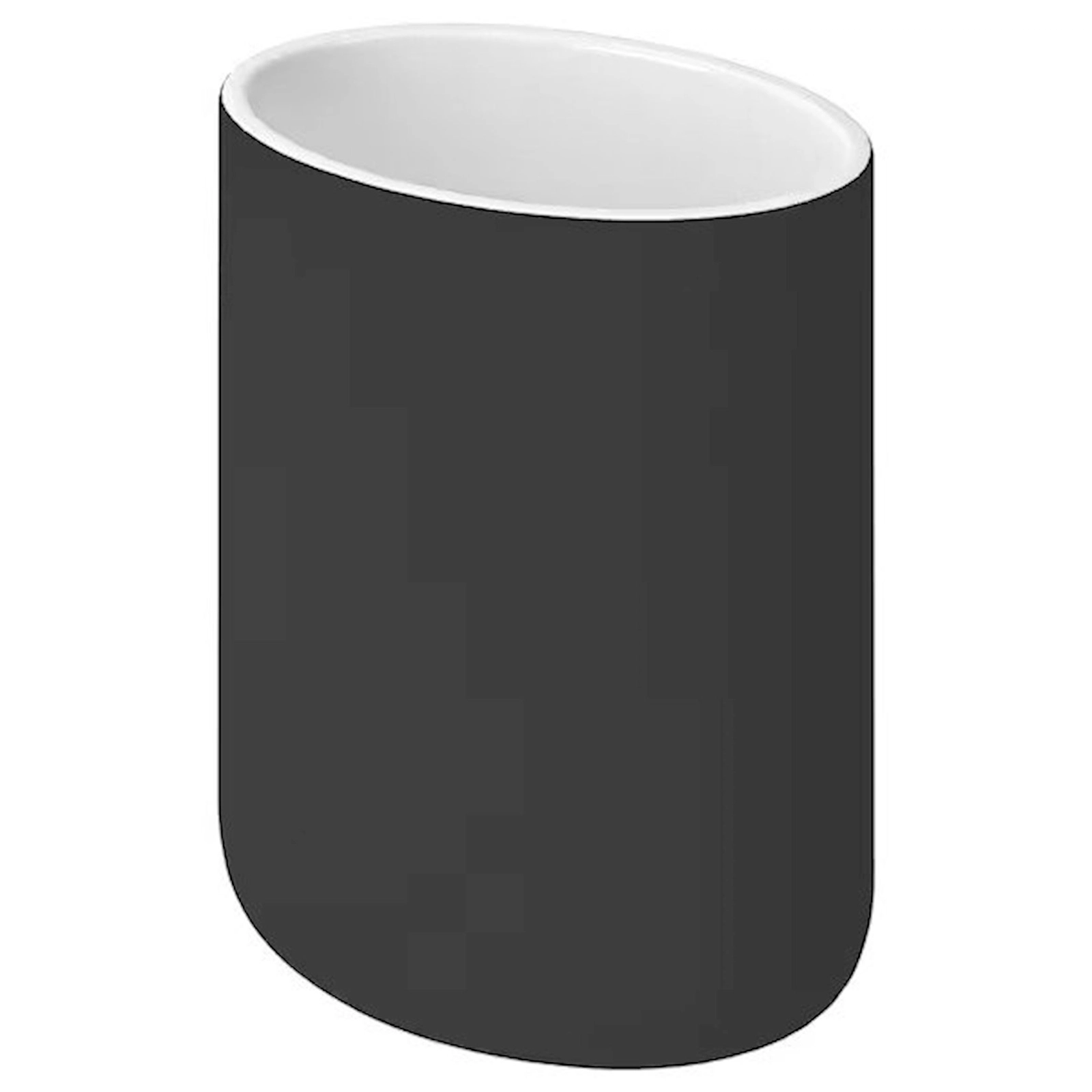 Diş fırçaları üçün stəkan IKEA EKOLN 004.416.21, keramika, boz