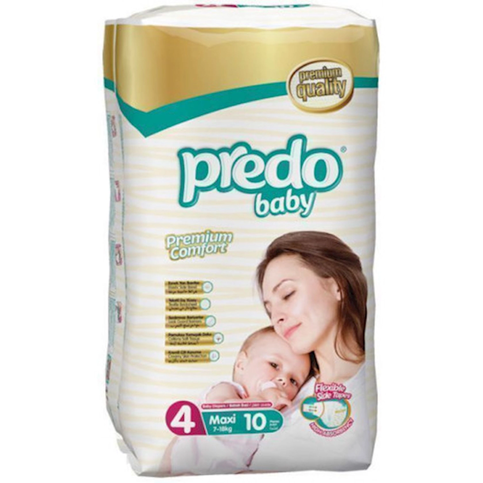 Uşaq bezi Predo Baby Maxi 4 Small 7-18 kq 10 əd