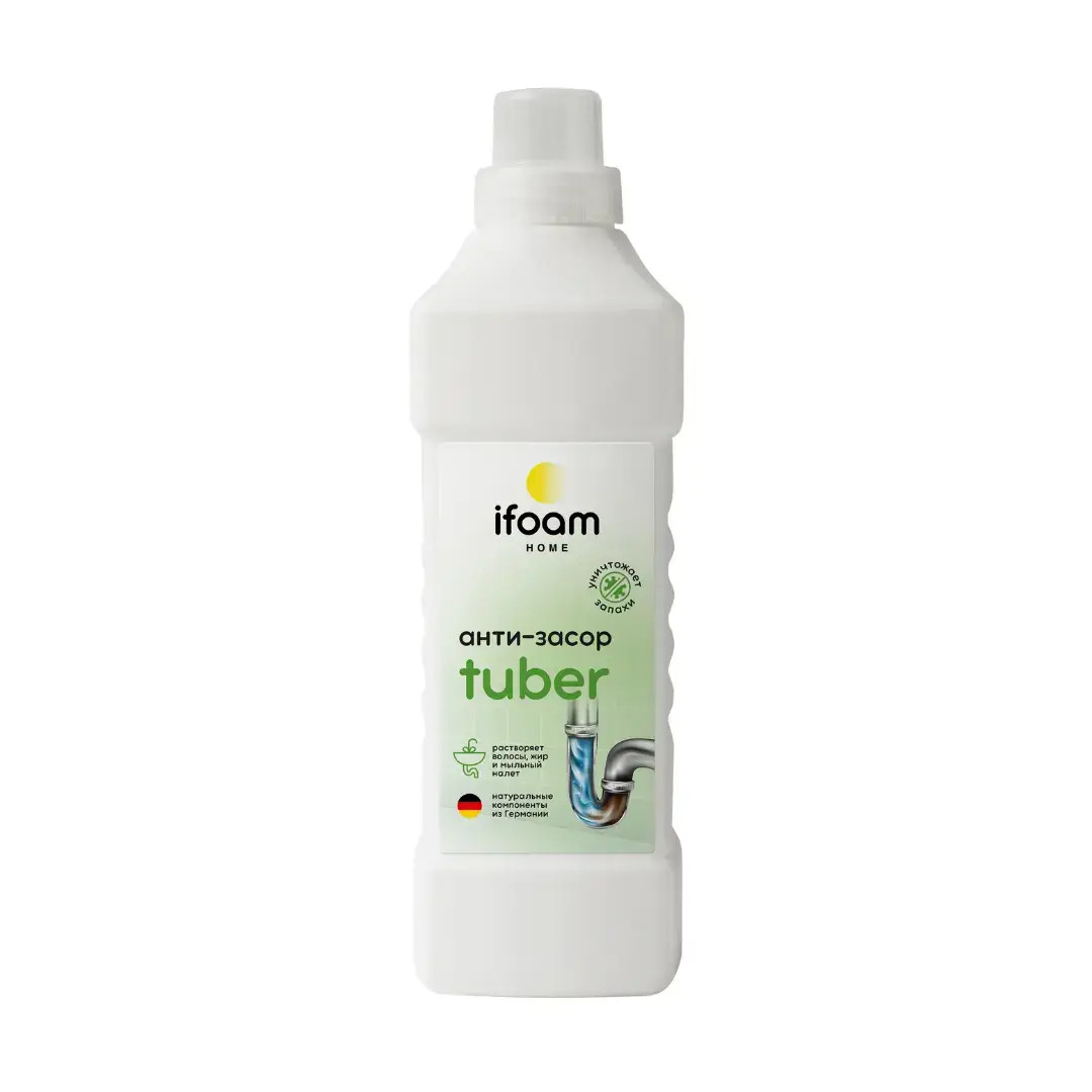 Boru təmizləyici və tıxanmaları aradan qaldırmaq üçün gel ifoam Tuber 1000 ml