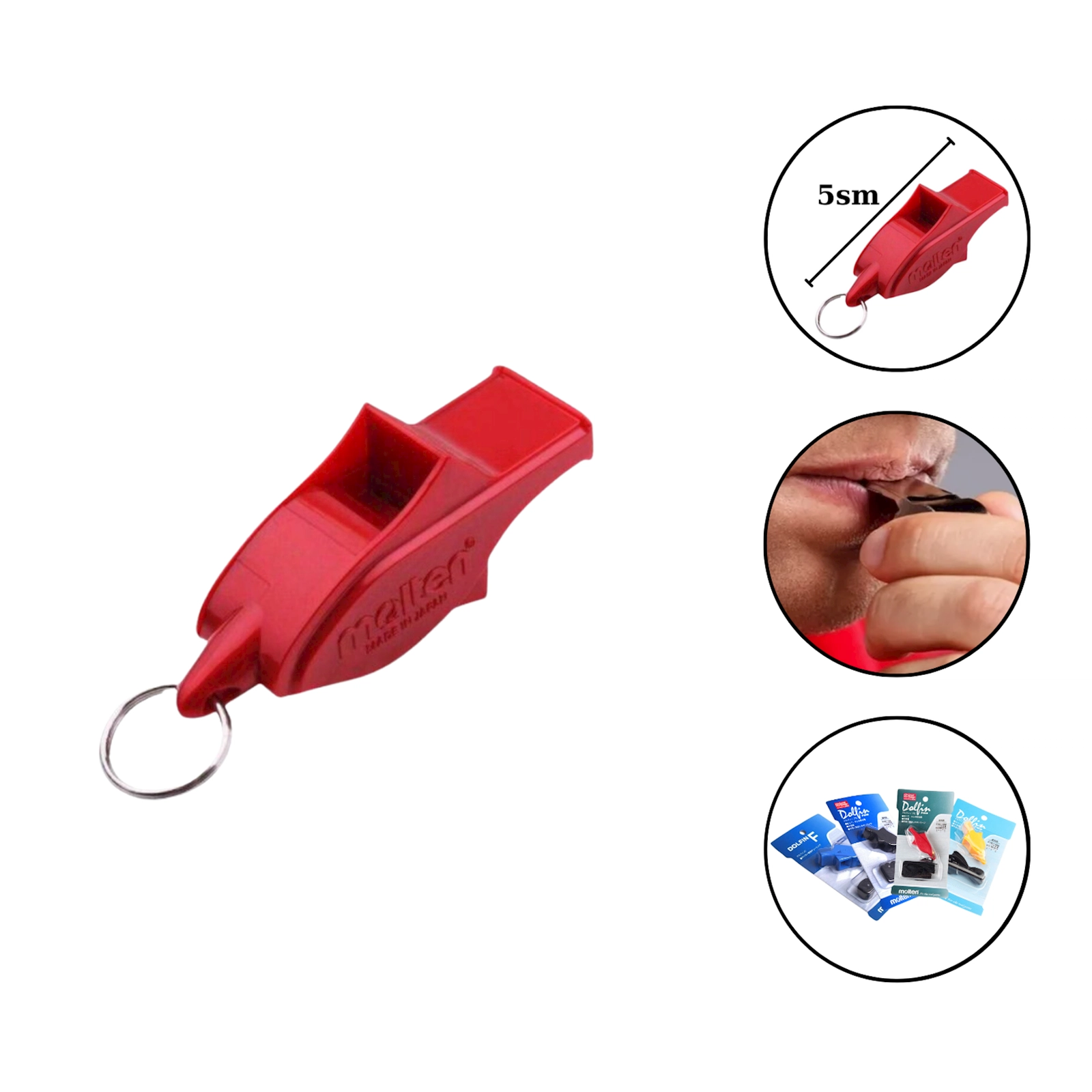 Fit Molten 5041/1 plastik, qırmızı, 5 sm