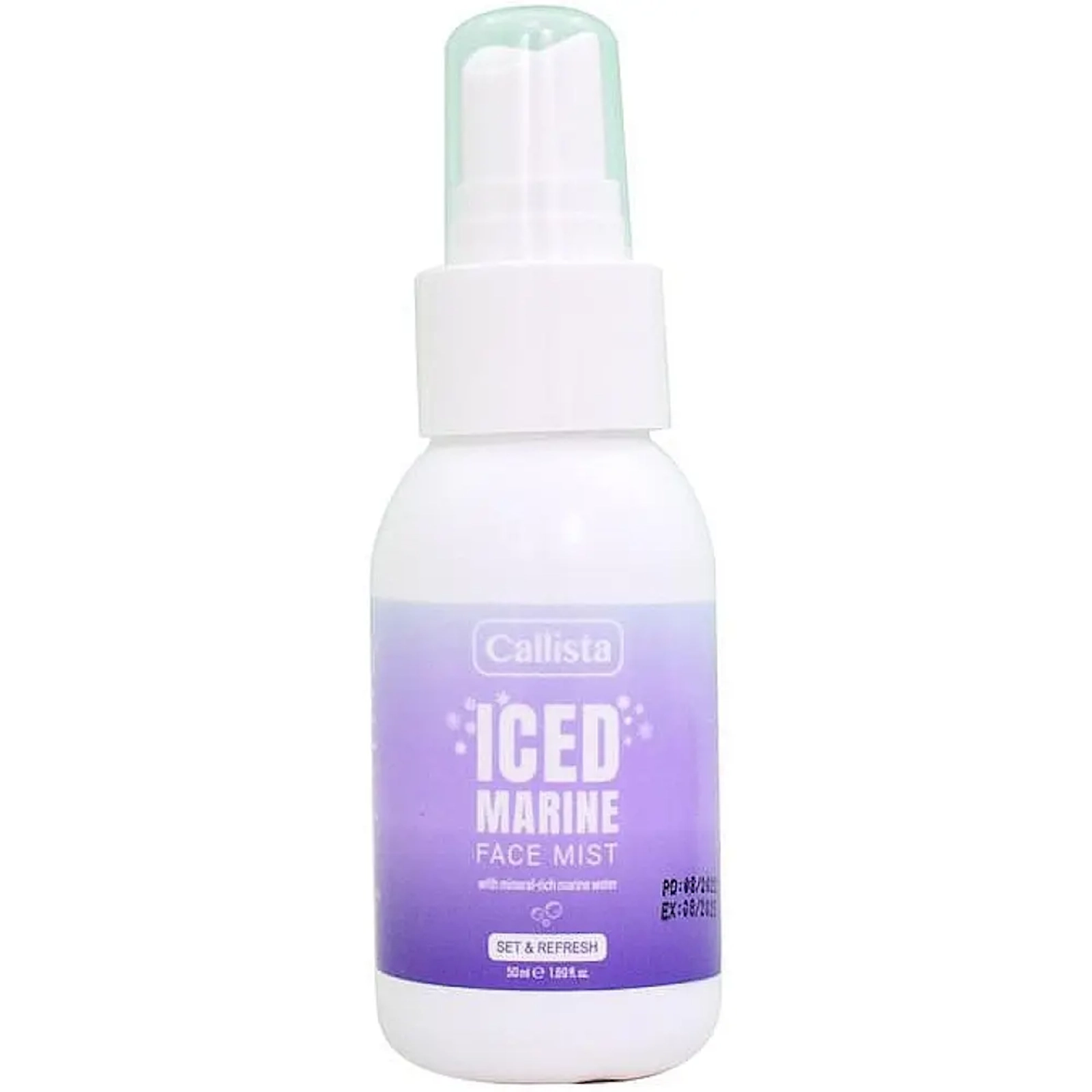 Üz üçün sprey Callista Iced Marine Face Mist 50 ml