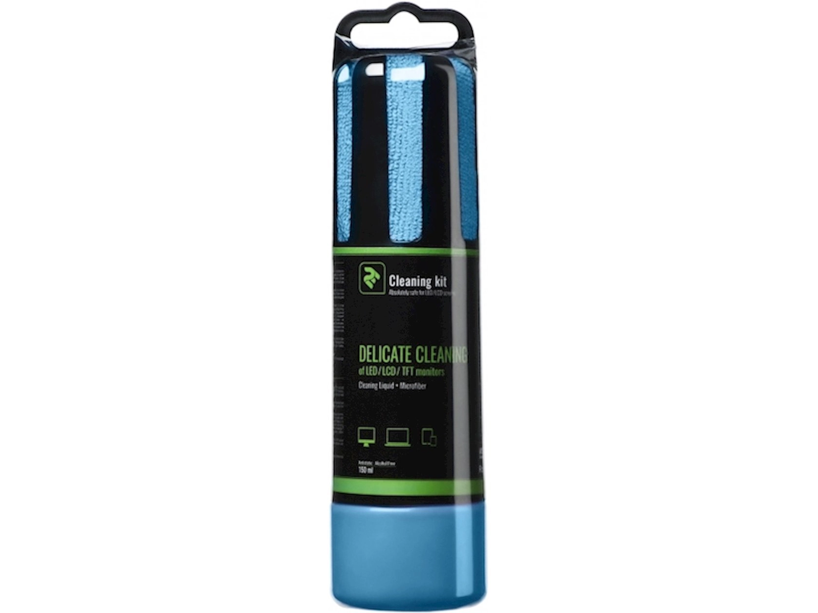 Təmizləmə dəsti 2E Cleaning Kit Liquid for LED / LCD 150ml + salfet Blue
