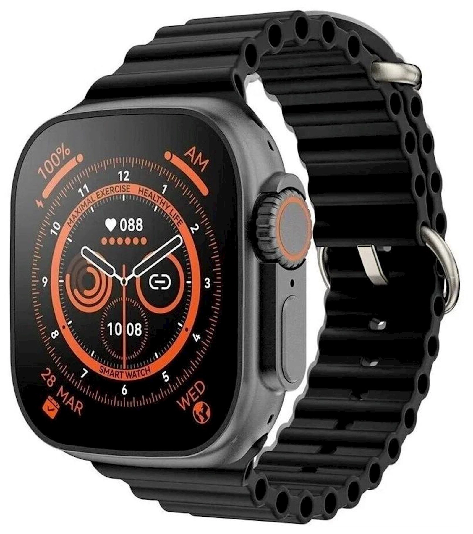 Ağıllı saat Smart Watch T900 Ultra Black Infinite Display