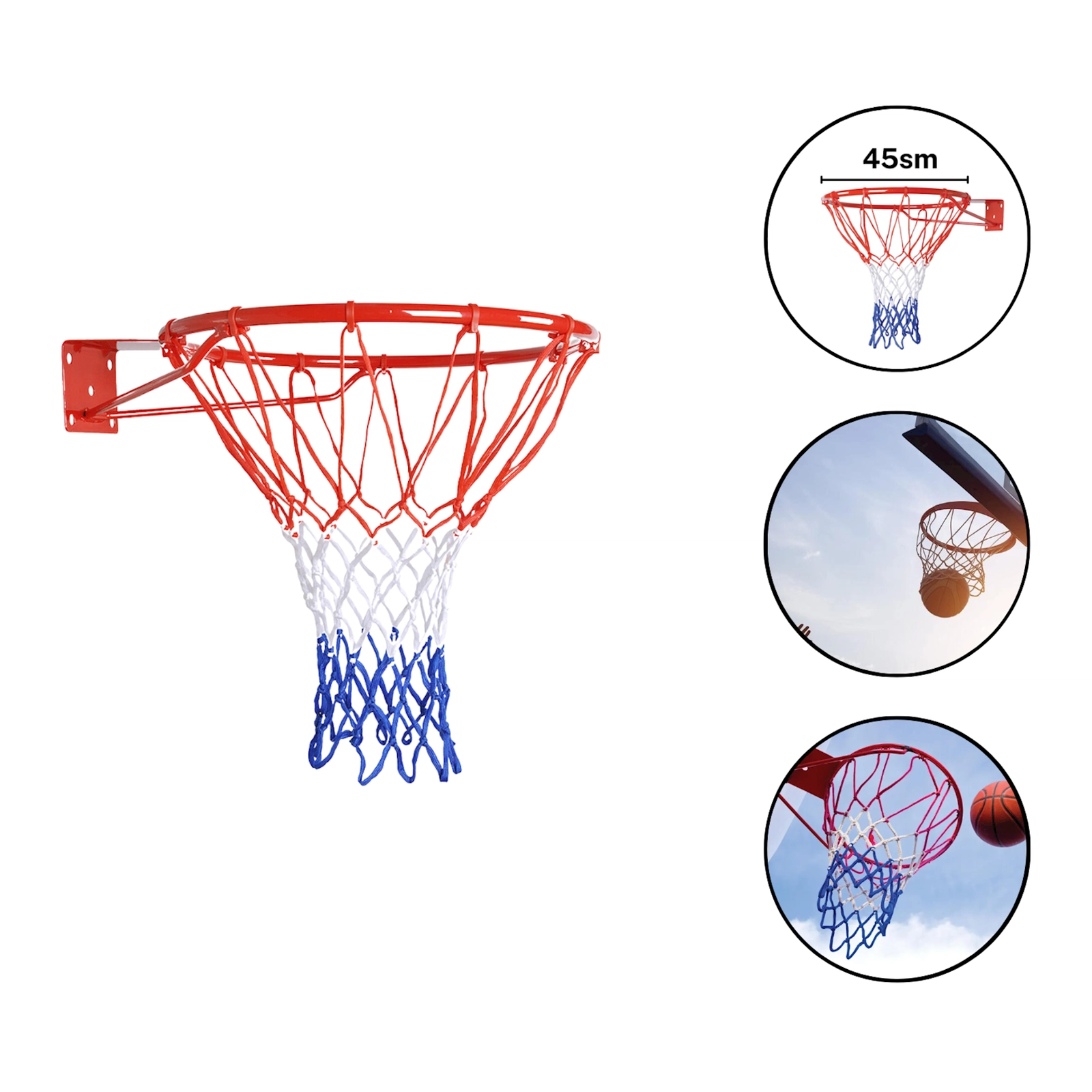 Basketbol üçün halqa 3001, diametr 45 sm