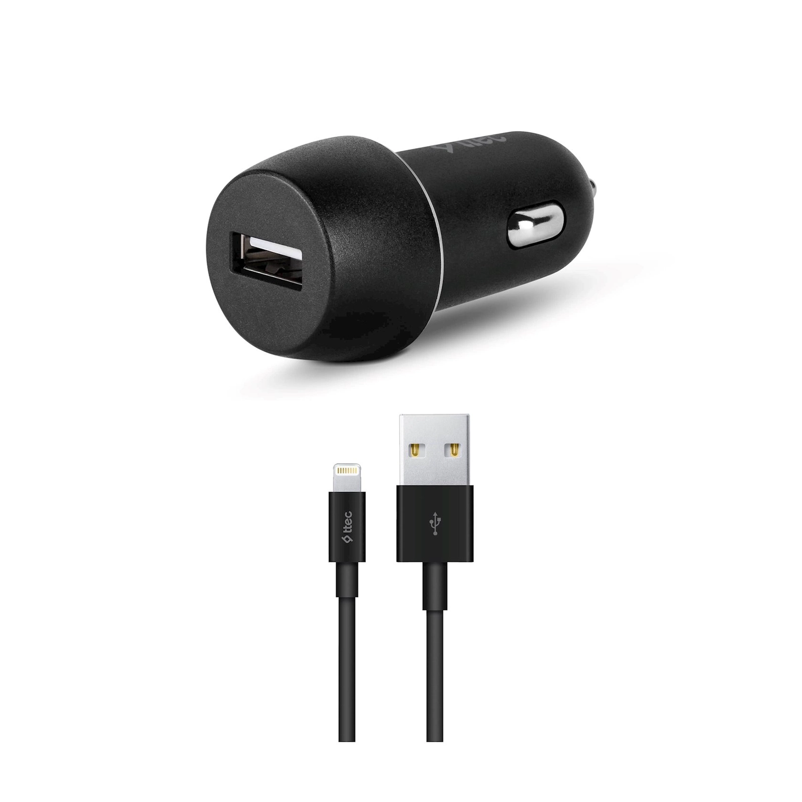 Avtomobil enerji toplama cihazı TTEC SmartCharger In-Car Charger 2.1A+Lightning Cable (2CKS20LS)