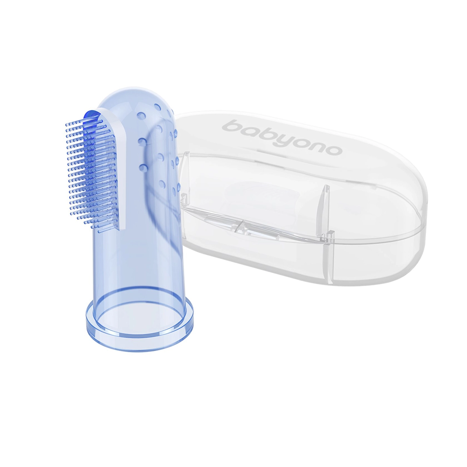 Diş fırçası Babyono 723/02, silikon, şəffaf