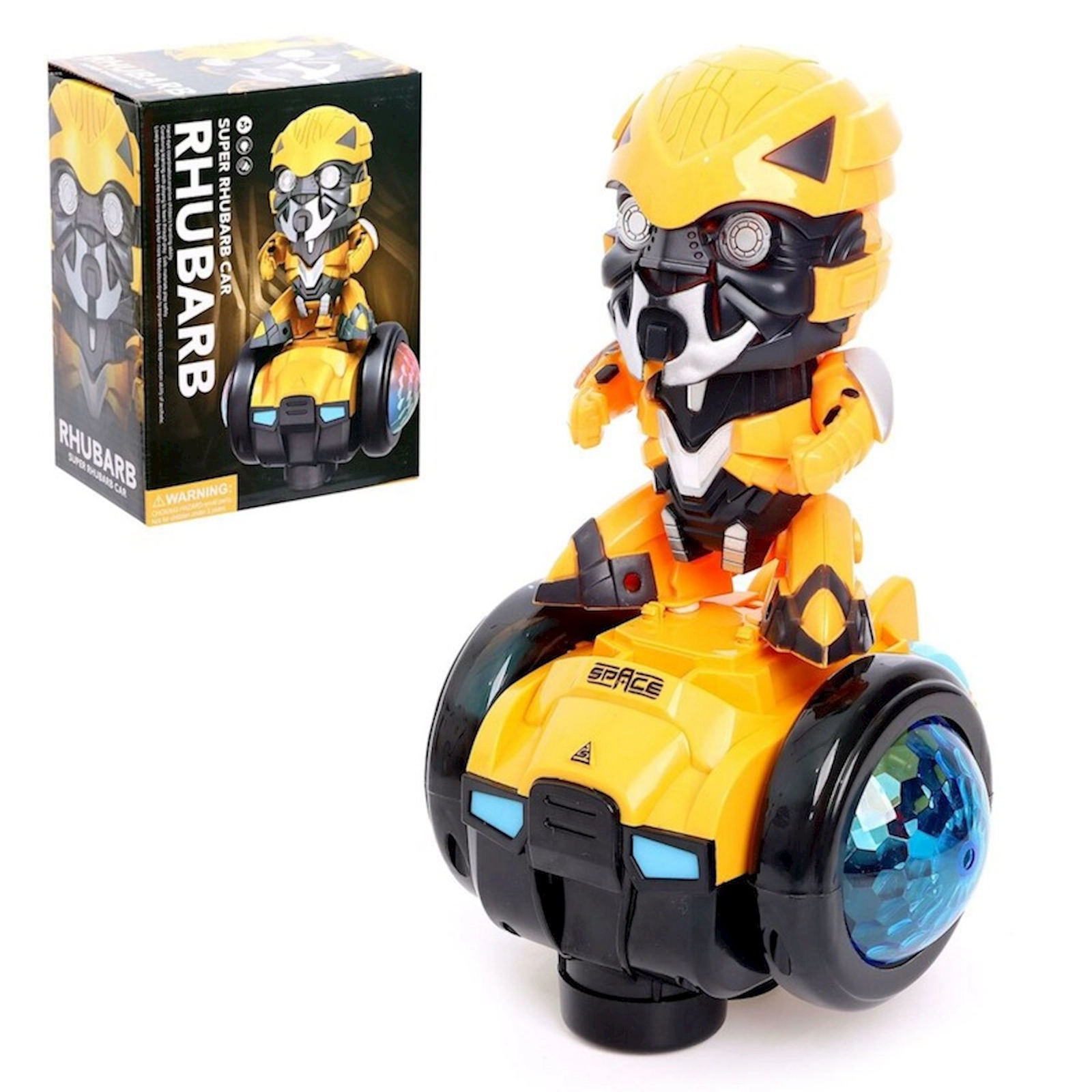 Robot Rəqs edən Avtobot, plastik, sarı