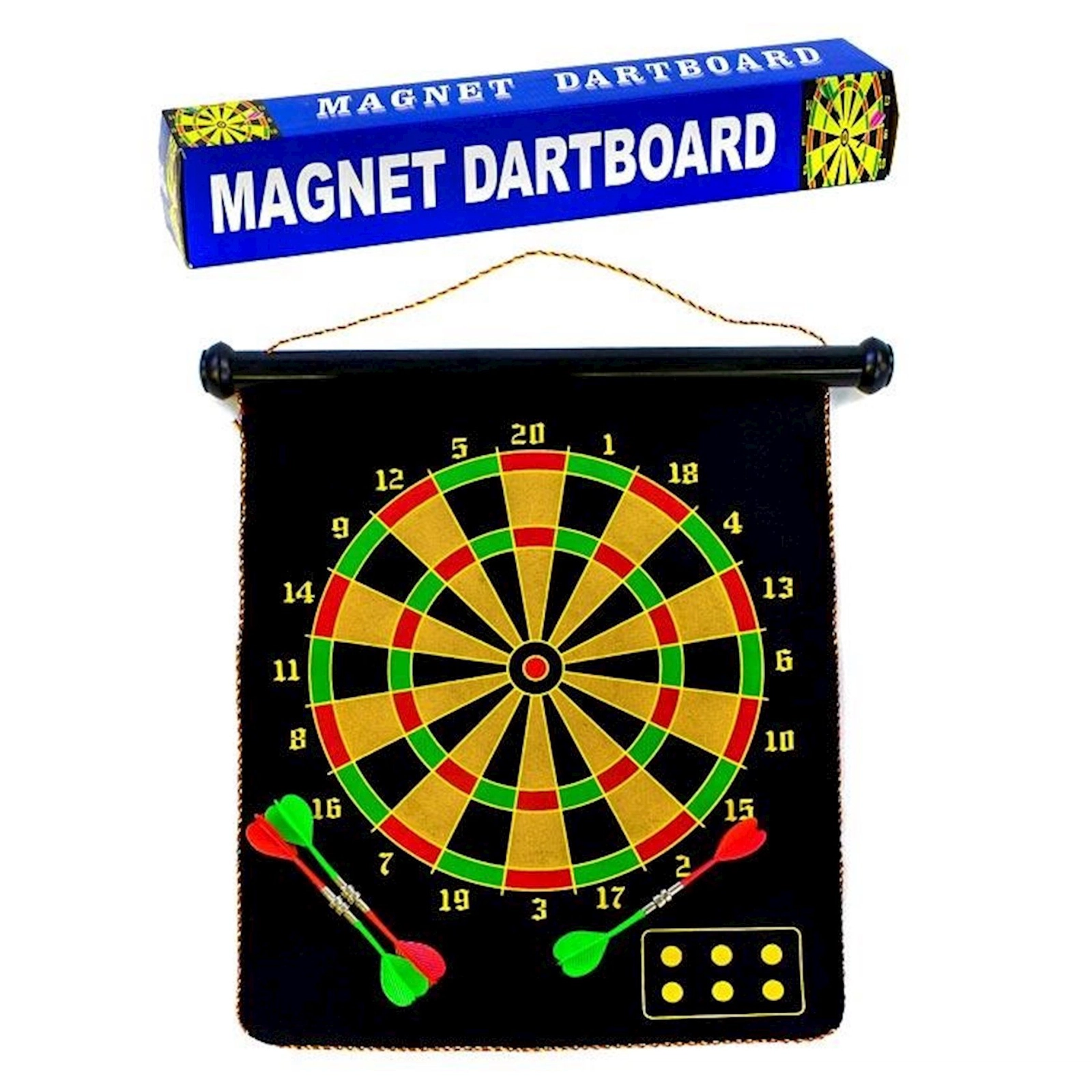 Maqnit darts Magnet Dartboard, 6 mizraq, başlanğıc səviyyəsi