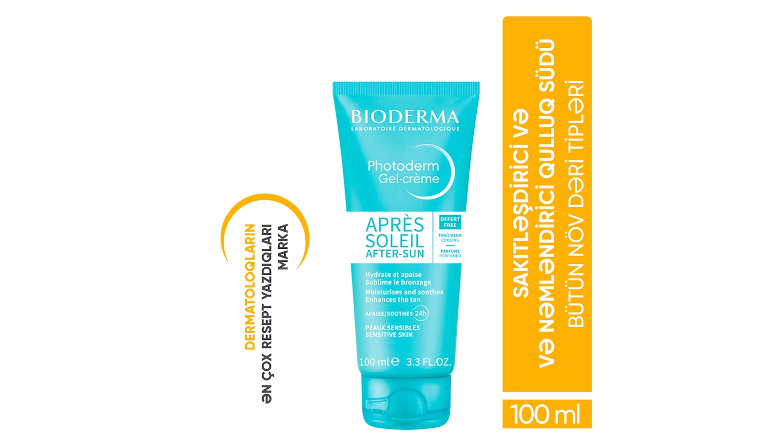 Qaralmadan sonra gel-krem Bioderma Photoderm After-Sun Gel-Cream 100 ml