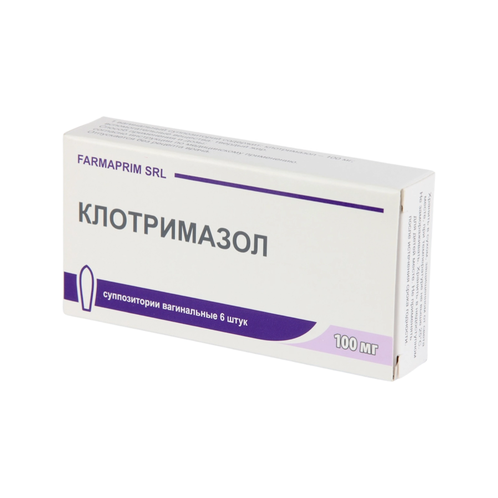 Klotrimazol 100 mq, 6 əd