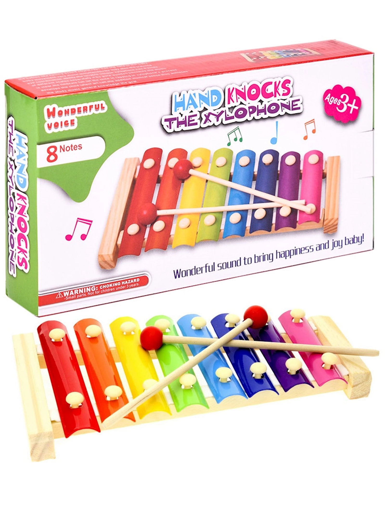 Ksilofon Hand Knocks The Xylophone