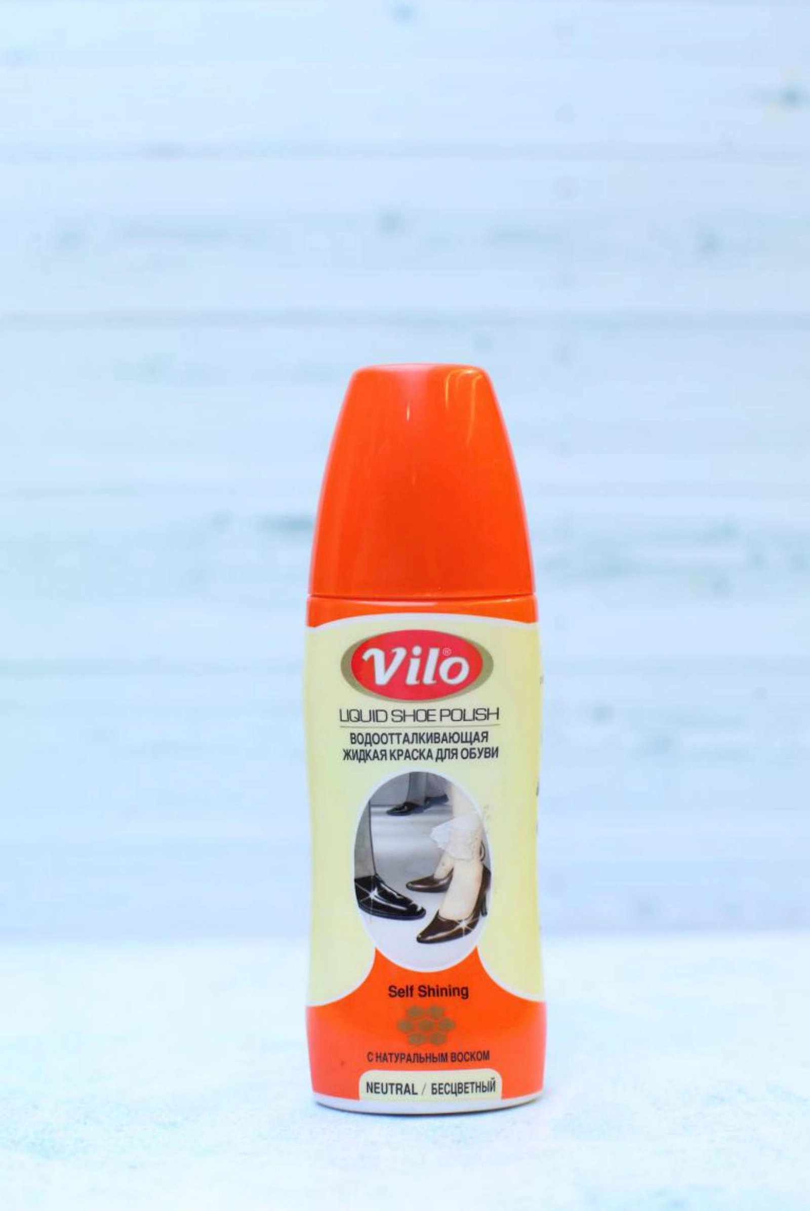 Zərif dəridən olan ayaqqabı üçün boya Vilo, şəffaf, 80 ml