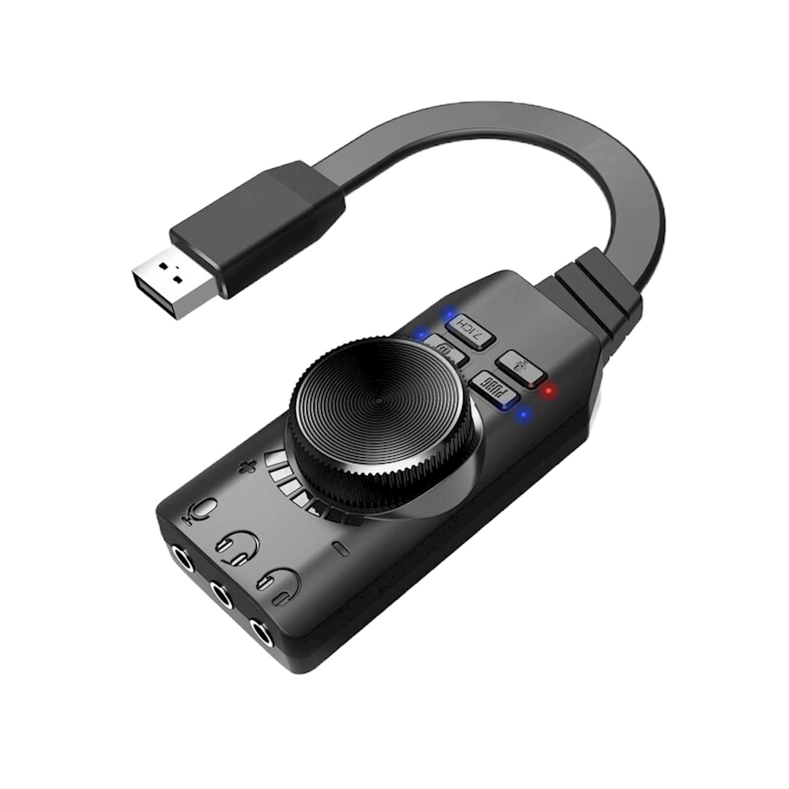 Səs kartı PLEXTONE GS3 Virtual 7.1-Channel USB 3.5 External