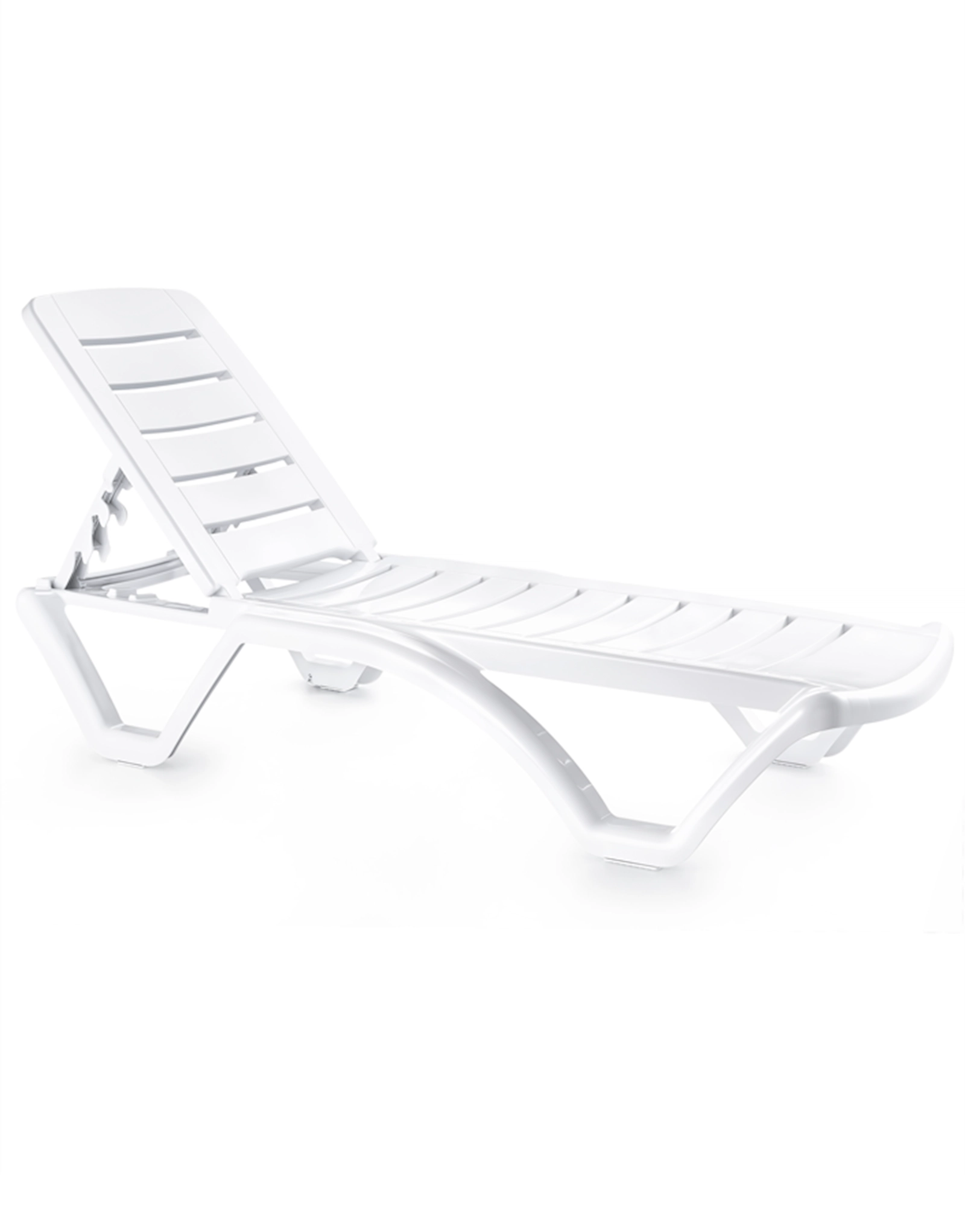 Şezlonq Senyayla Elite, 70x185x35 sm, ağ