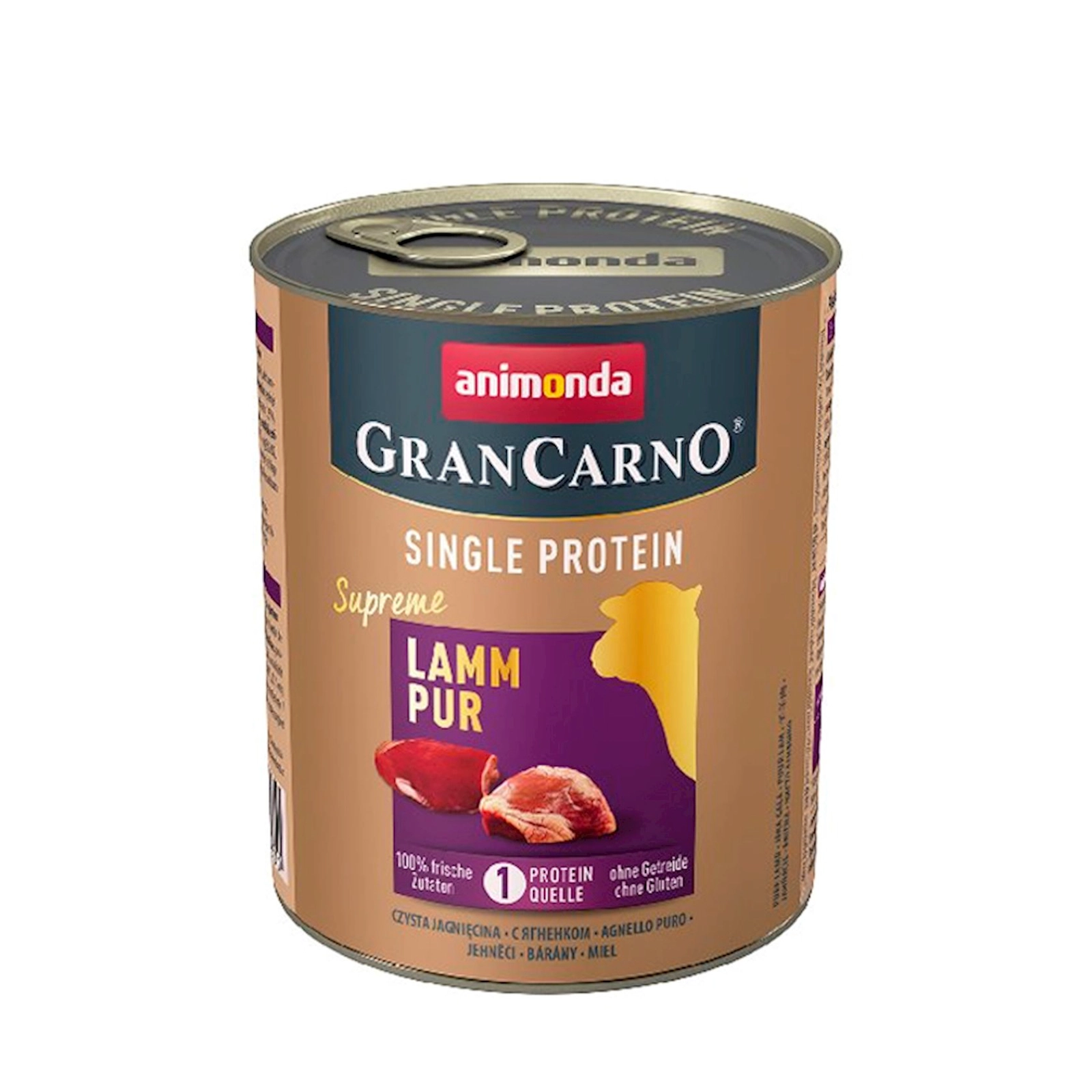 Nəm yem Animonda GranCarno Single Protein quzu əti ilə 800 q