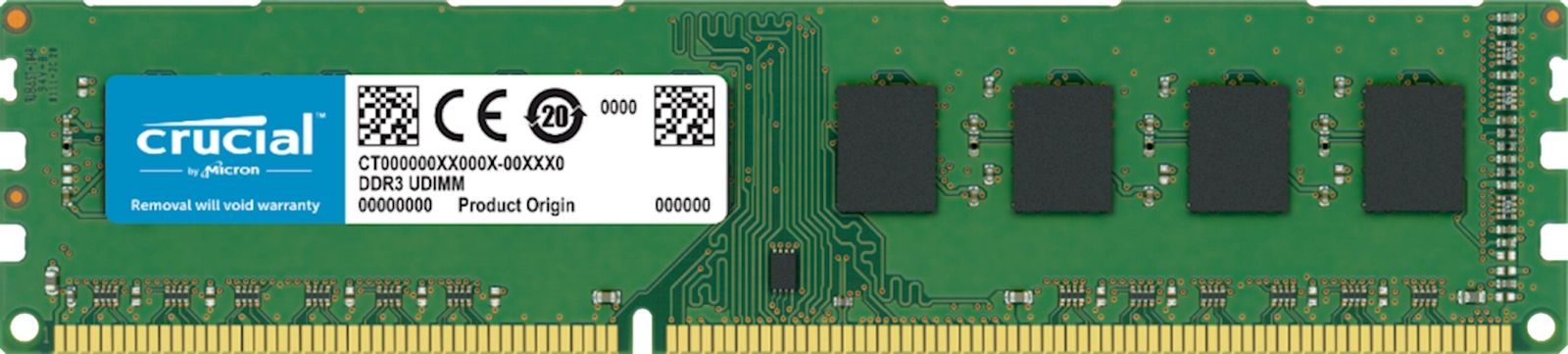 Operativ yaddaş Crucial 4GB DDR3 1600 MHz