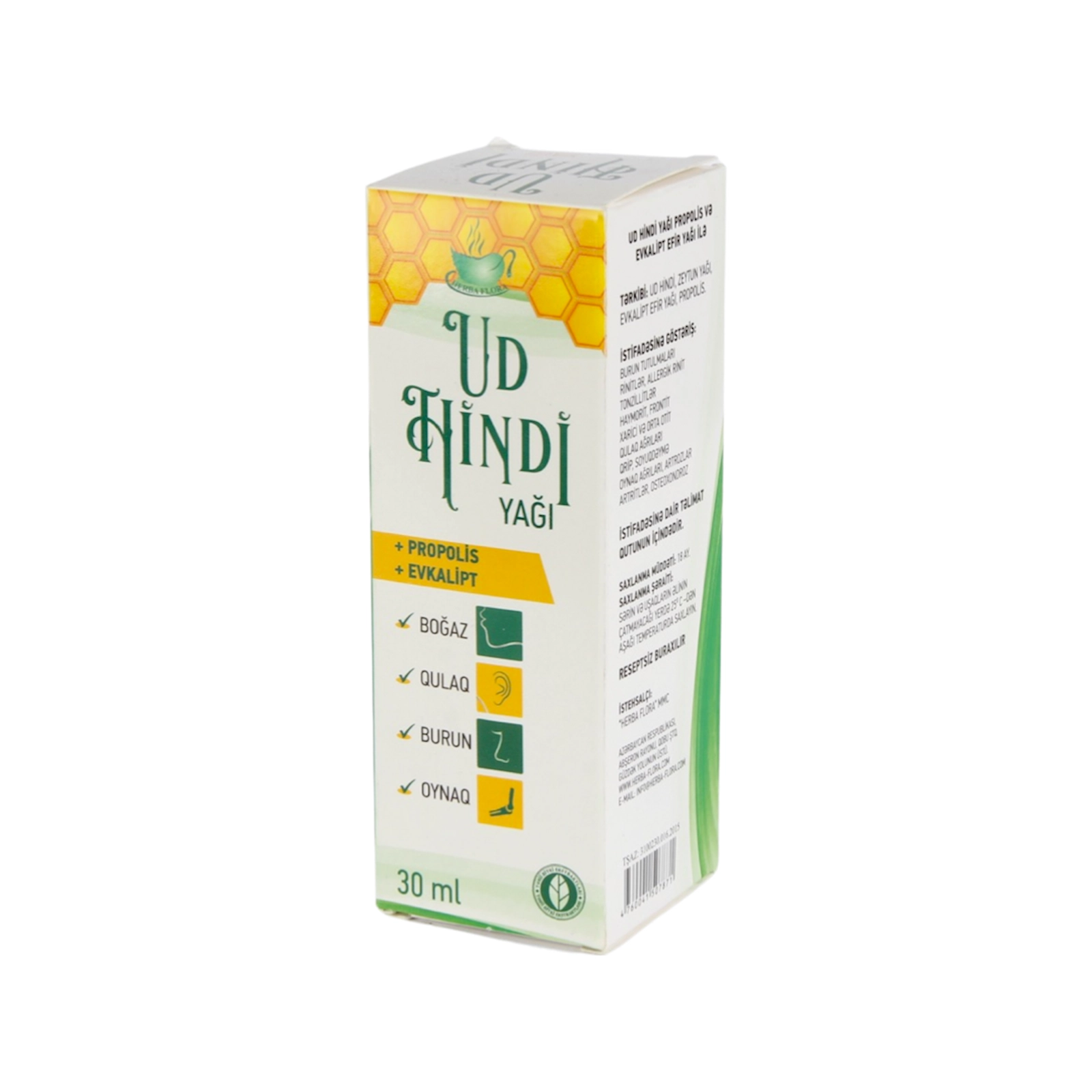 Udi Hindi yağı 30 ml