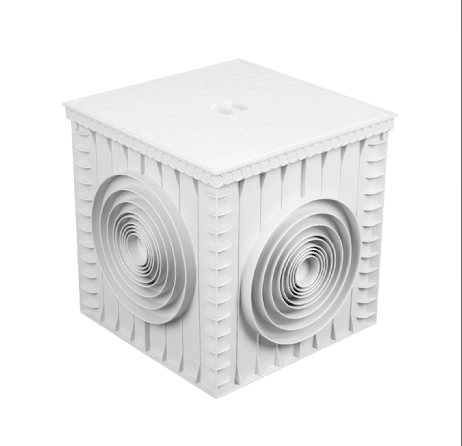 Lyuk qutusu LuxWares, 400x400 mm, plastik