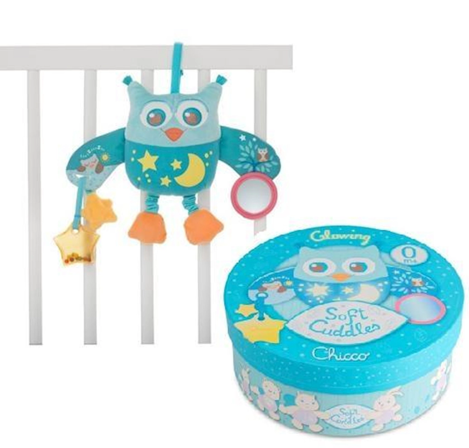 İşıq effektli yumşaq oyuncaq Chicco, Bayquş