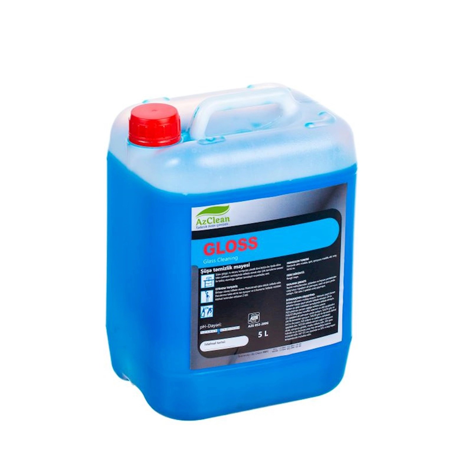 Şüşə təmizləmək üçün vasitə Az Clean Gloss 5000 ml