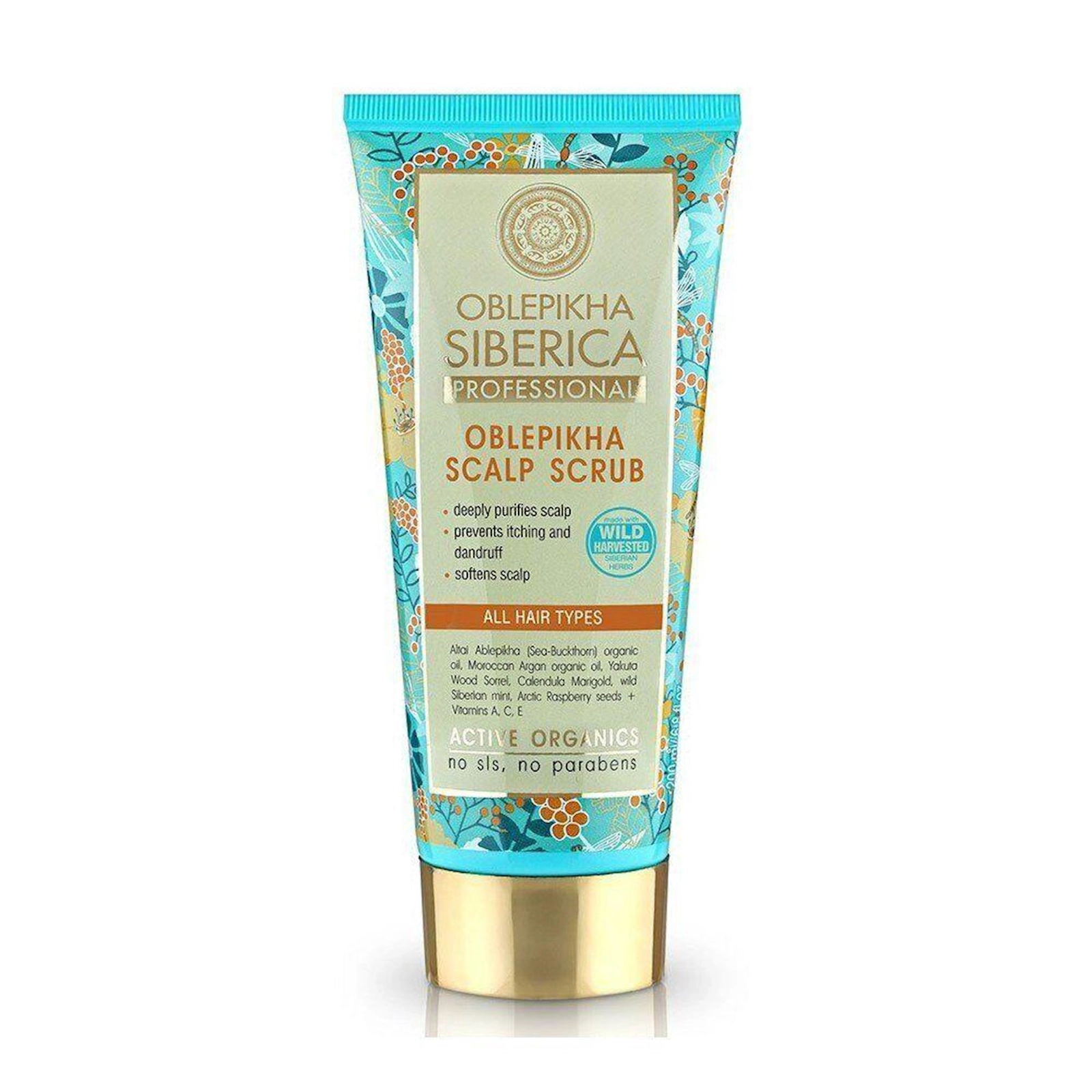 Skrab baş dərisi üçün Natura Sİberica Oblepixalı 200 ml