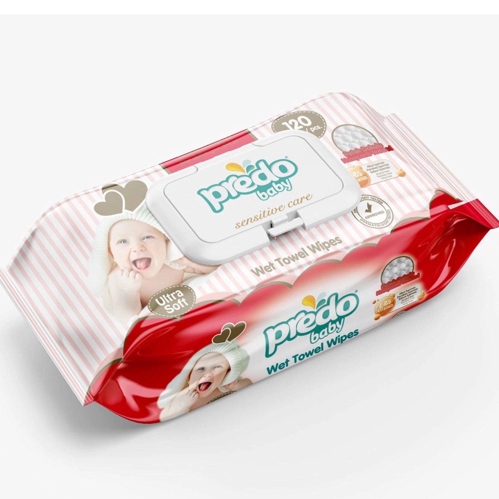 Nəm salfetlər uşaq üçün Predo Baby 120 ədəd