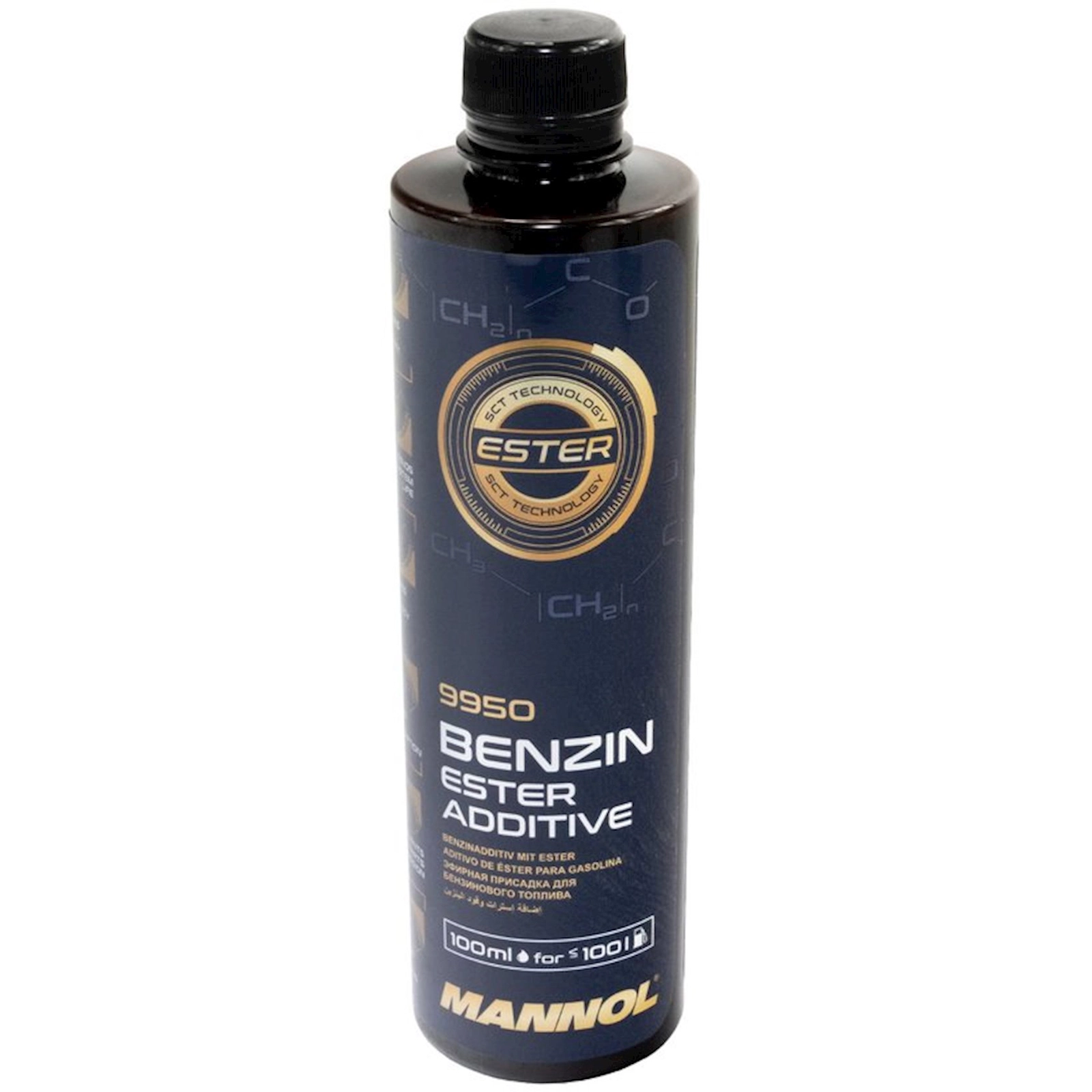 Yanacaq üçün aşqar Mannol MN 9950 Benzin Ester Additive, 450 ml