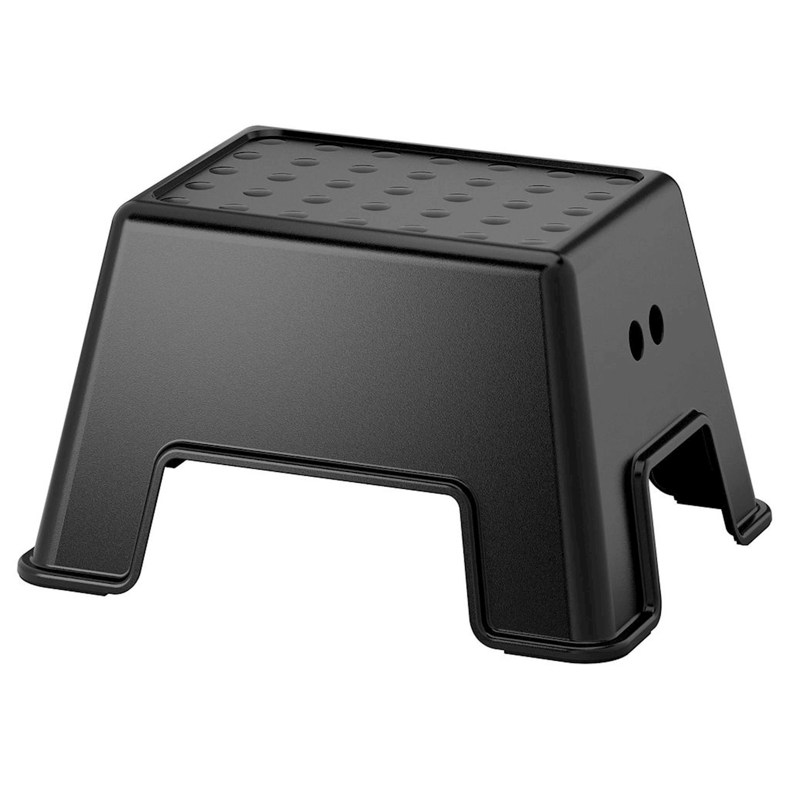 Tabure-pilləkan IKEA BOLMEN 505.081.81, qara, 44х35х25 sm