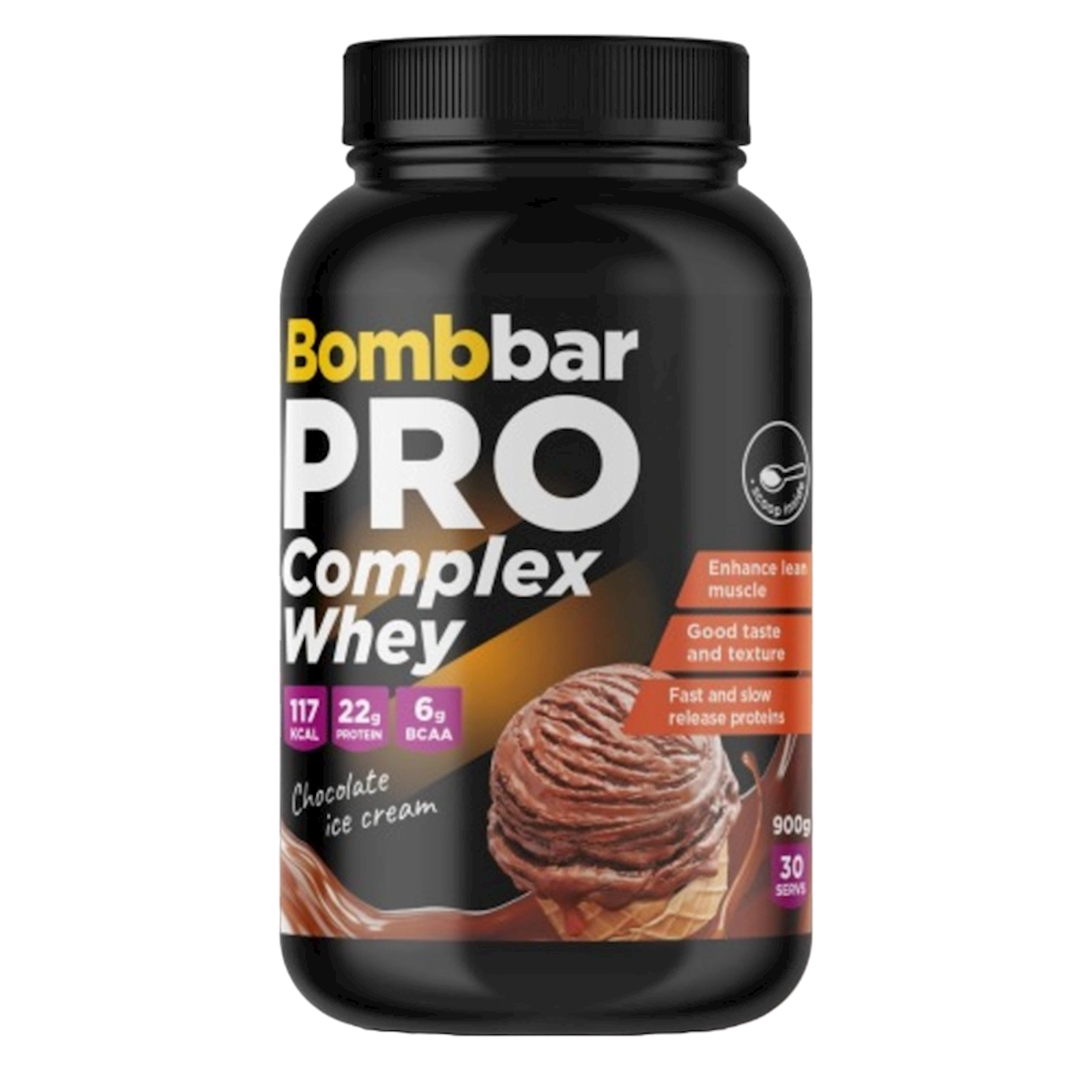 Protein Bombbar Pro Complex Whey Chocolate, 900 q