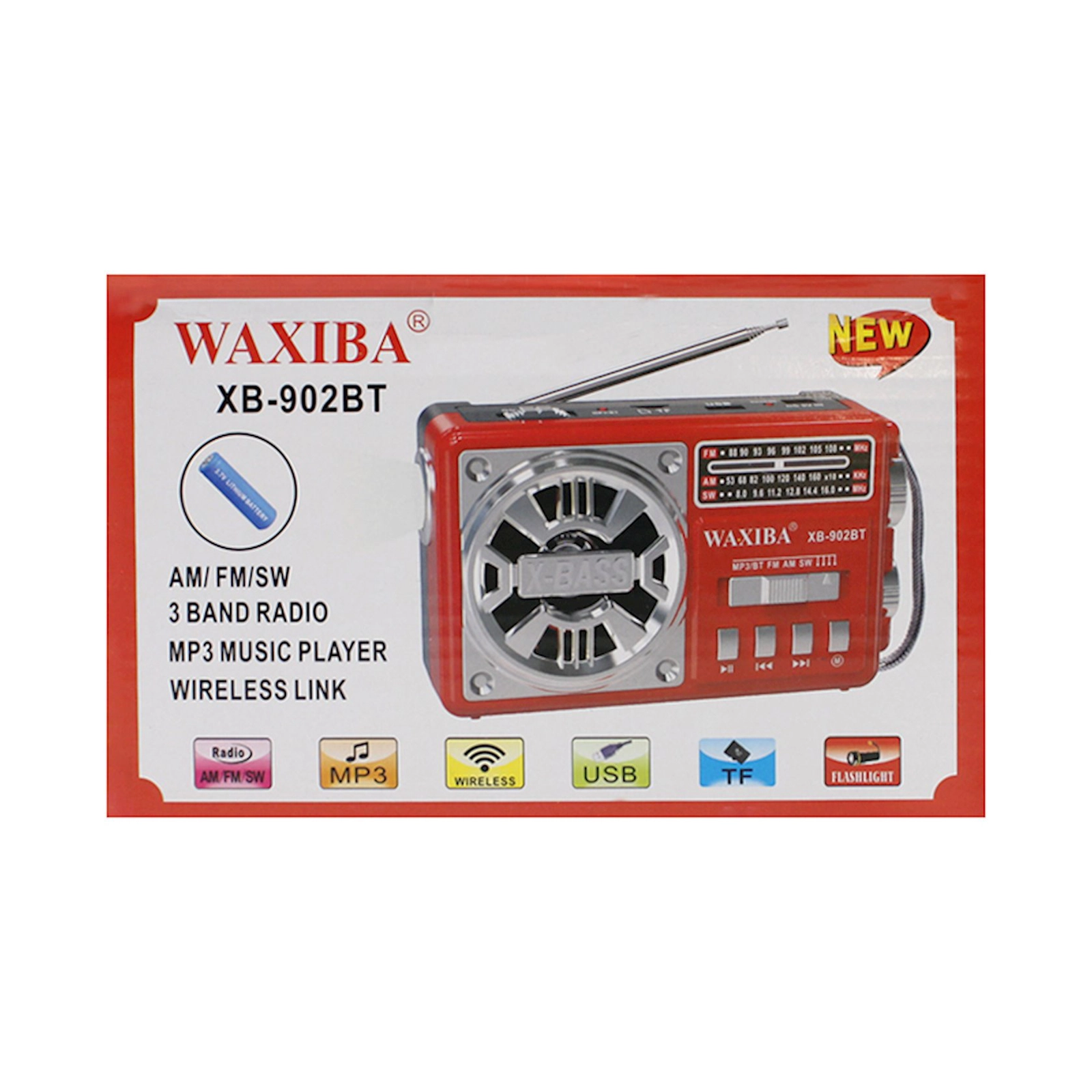 Radioqəbuledici Waxiba XB-902BT