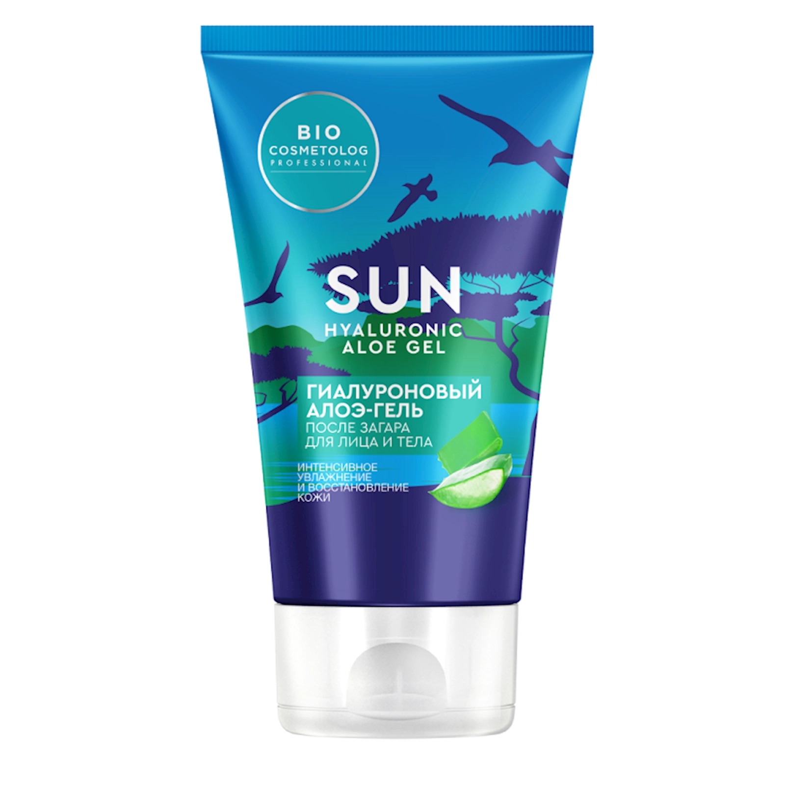 Bədən üçün gel Fito Косметик Bio Cosmetolog Professional, qaralma sonrası, aloü ilə hialuron, 150 ml