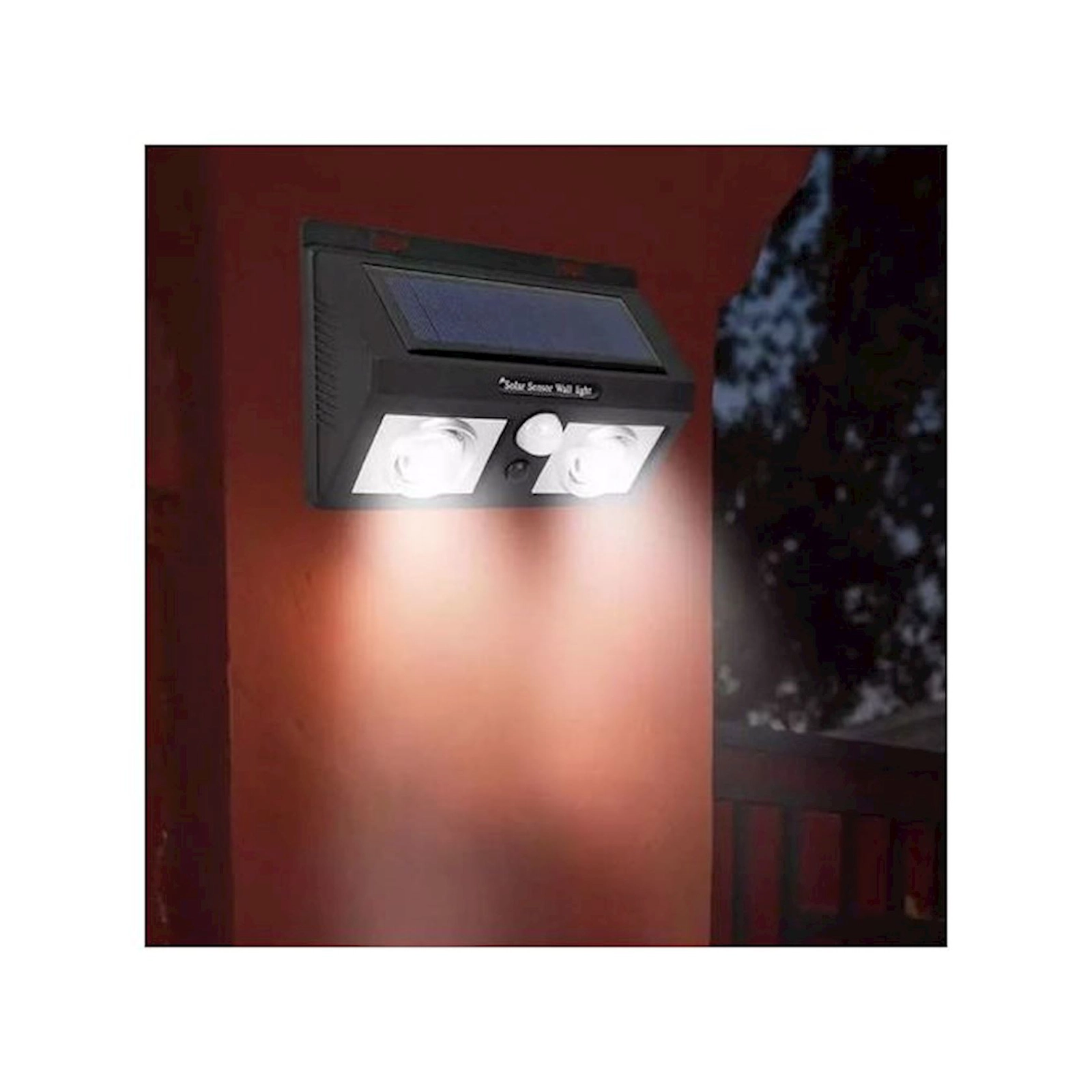 Günəşlə şarj ola bilən küçə lampası LED-813B, qara