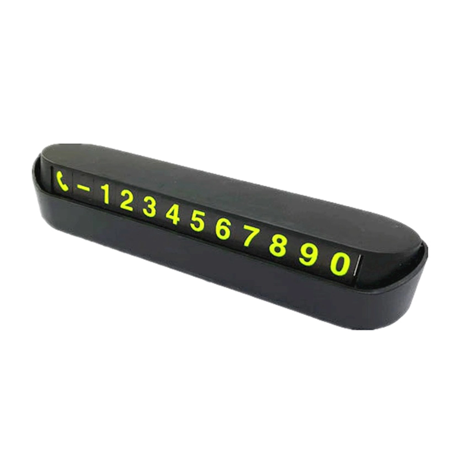 Parkinq vizit kartı Temporary Parking Phone Number Plate