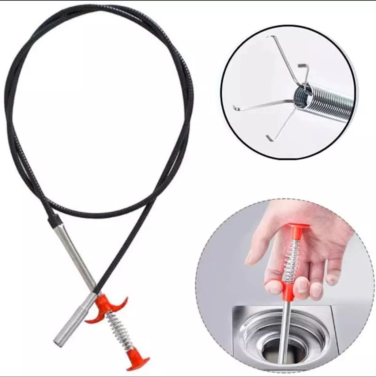 Borular təmizləmək üçün tros MH21760 60 sm
