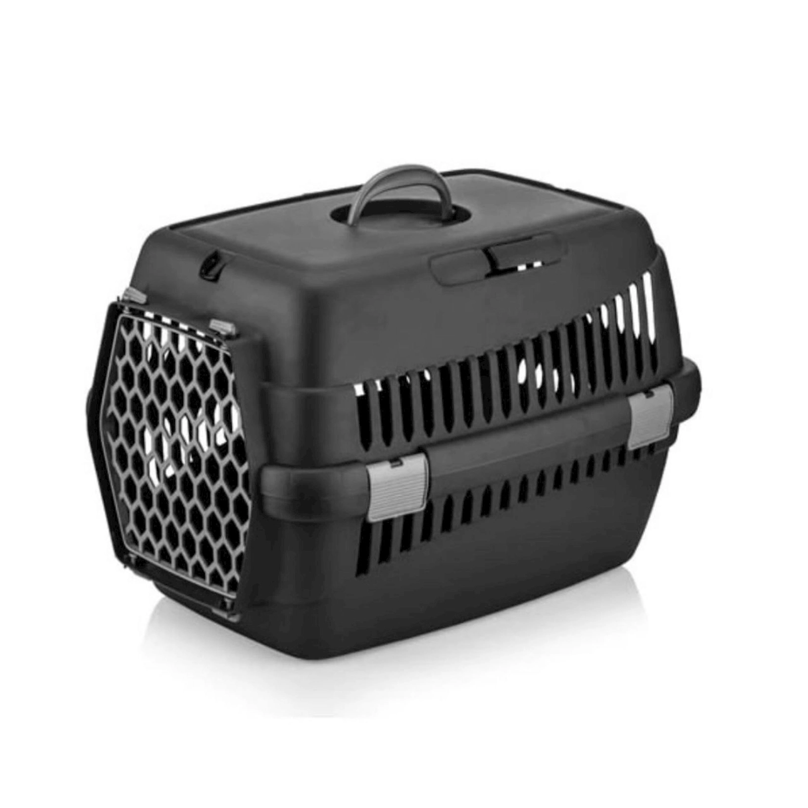 Daşıma çantası ev heyvanları üçün Dubex P5289, boz/qara