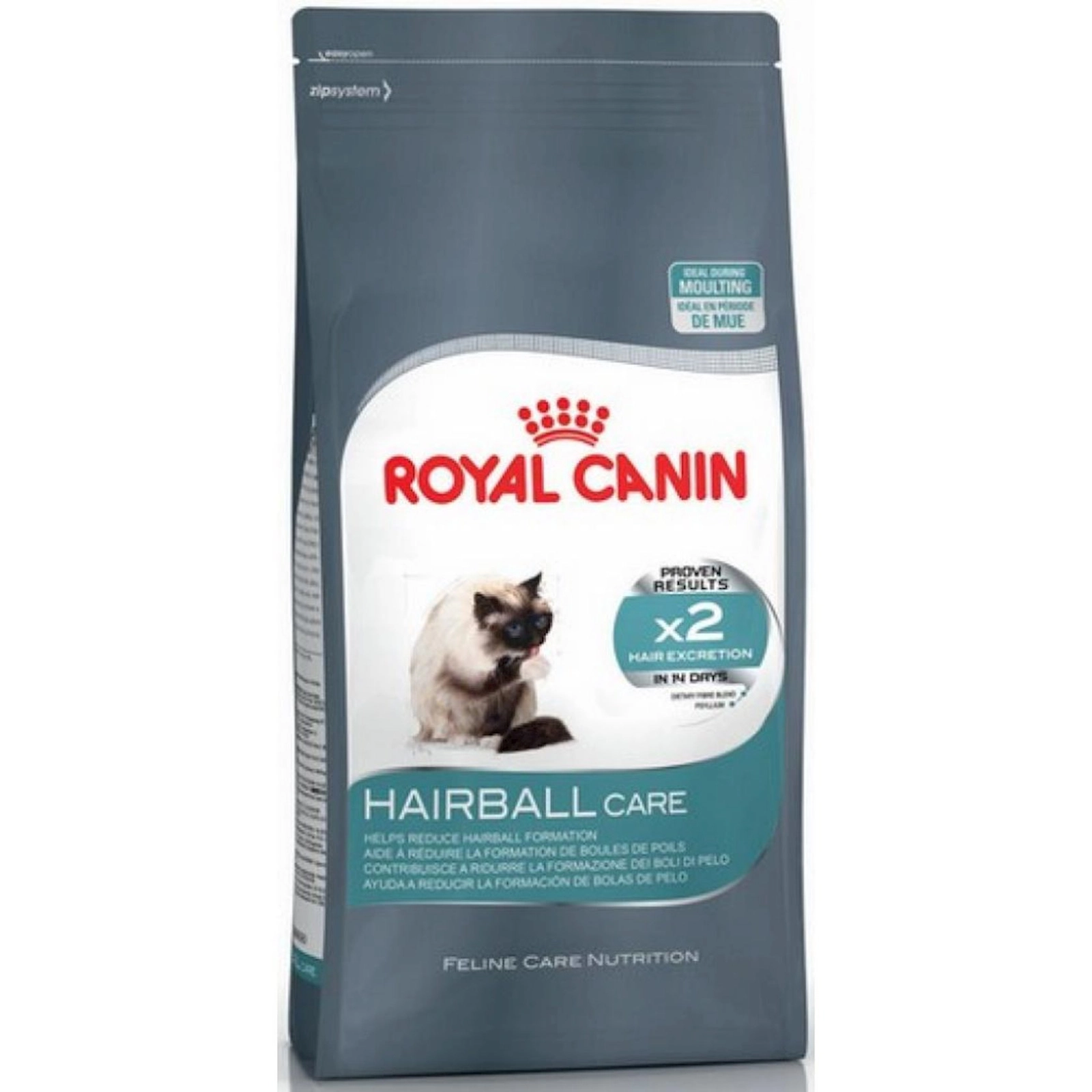 Quru yem Royal Canin Hairball Care pişiklərin tük yumrularına nəzarət etmək üçün, 1 kq, Çəki ilə