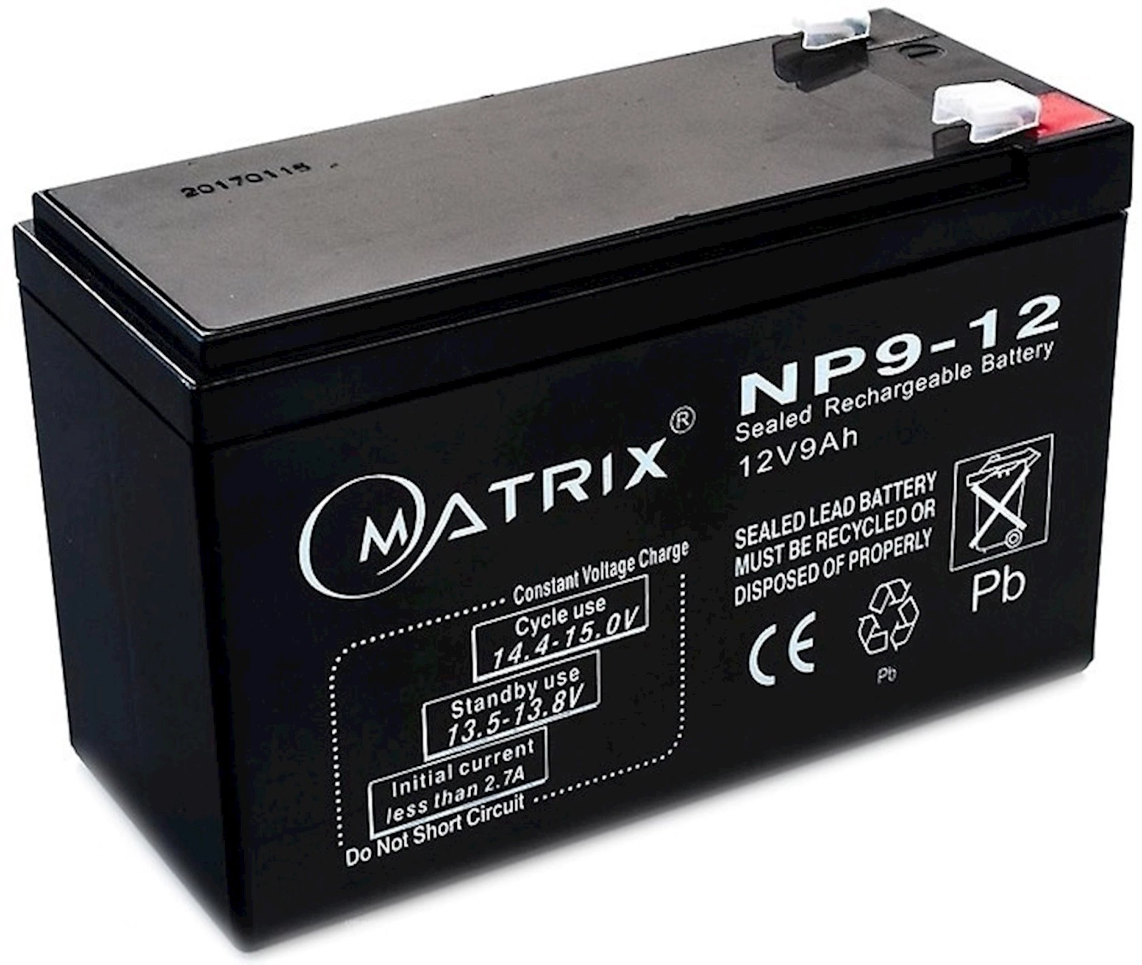 Akkumulyator üçün batareya Matrix 12v 9ah